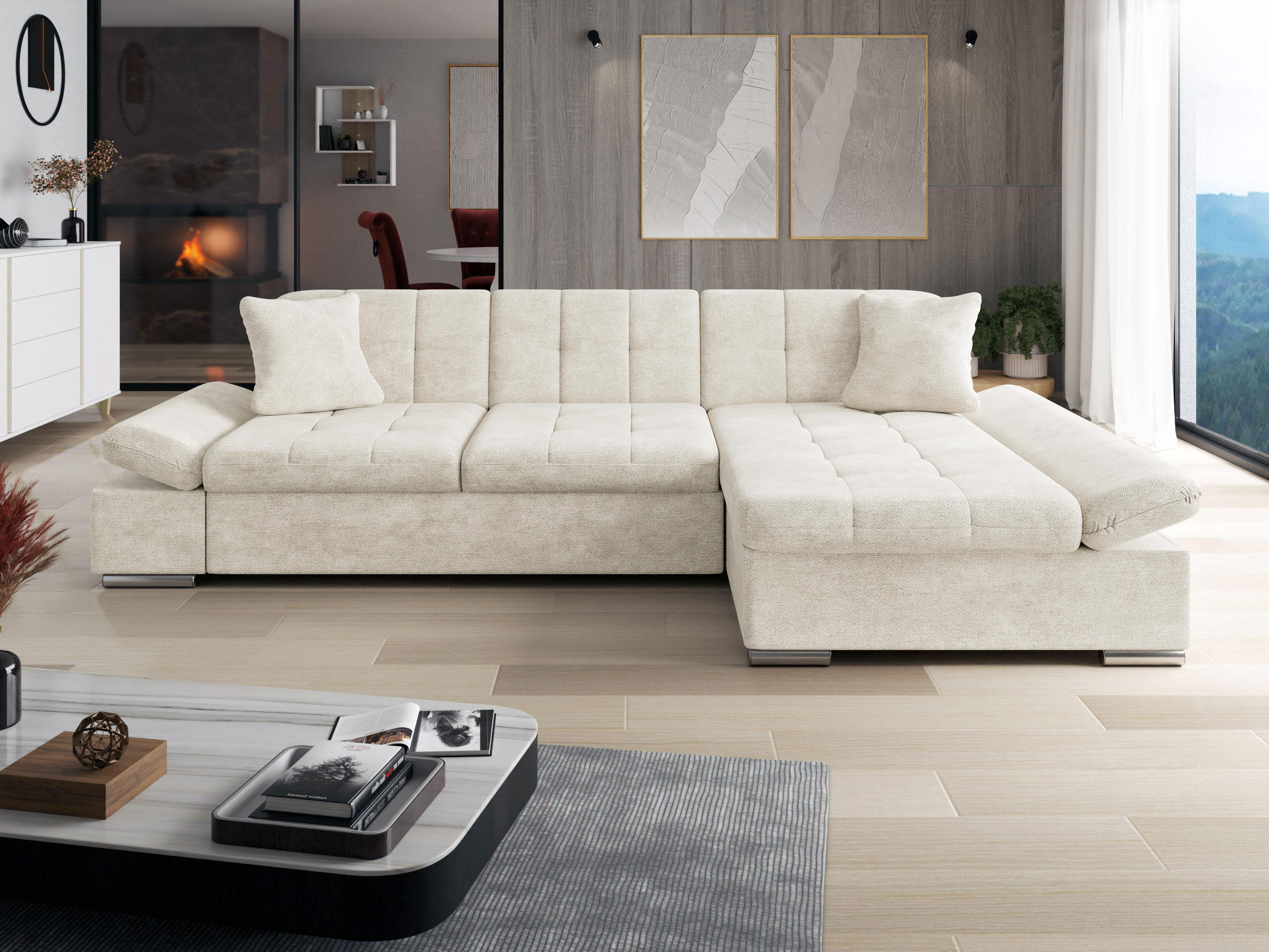 Divano angolare SL5769 con imballo danneggiato