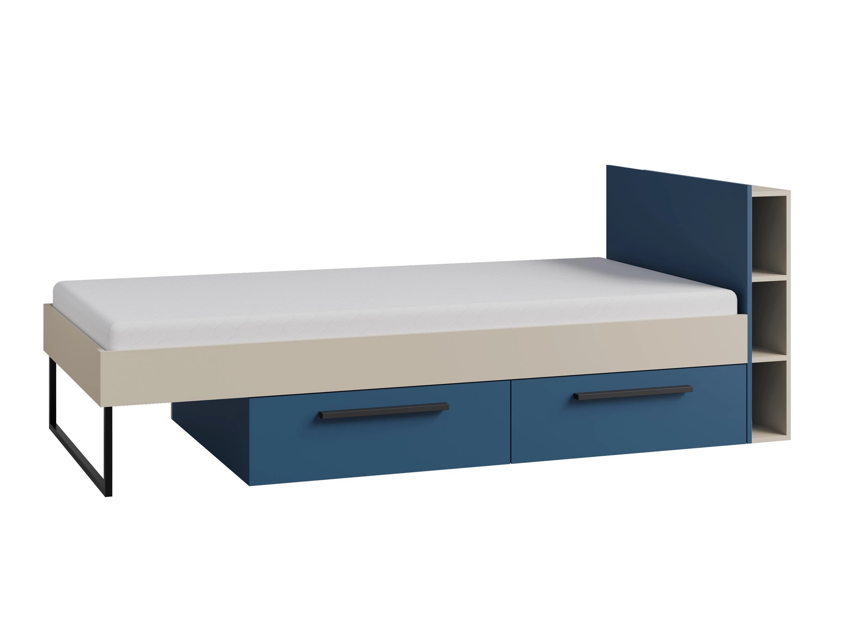 Letto Etruva 110 (Cachemire + Blu)