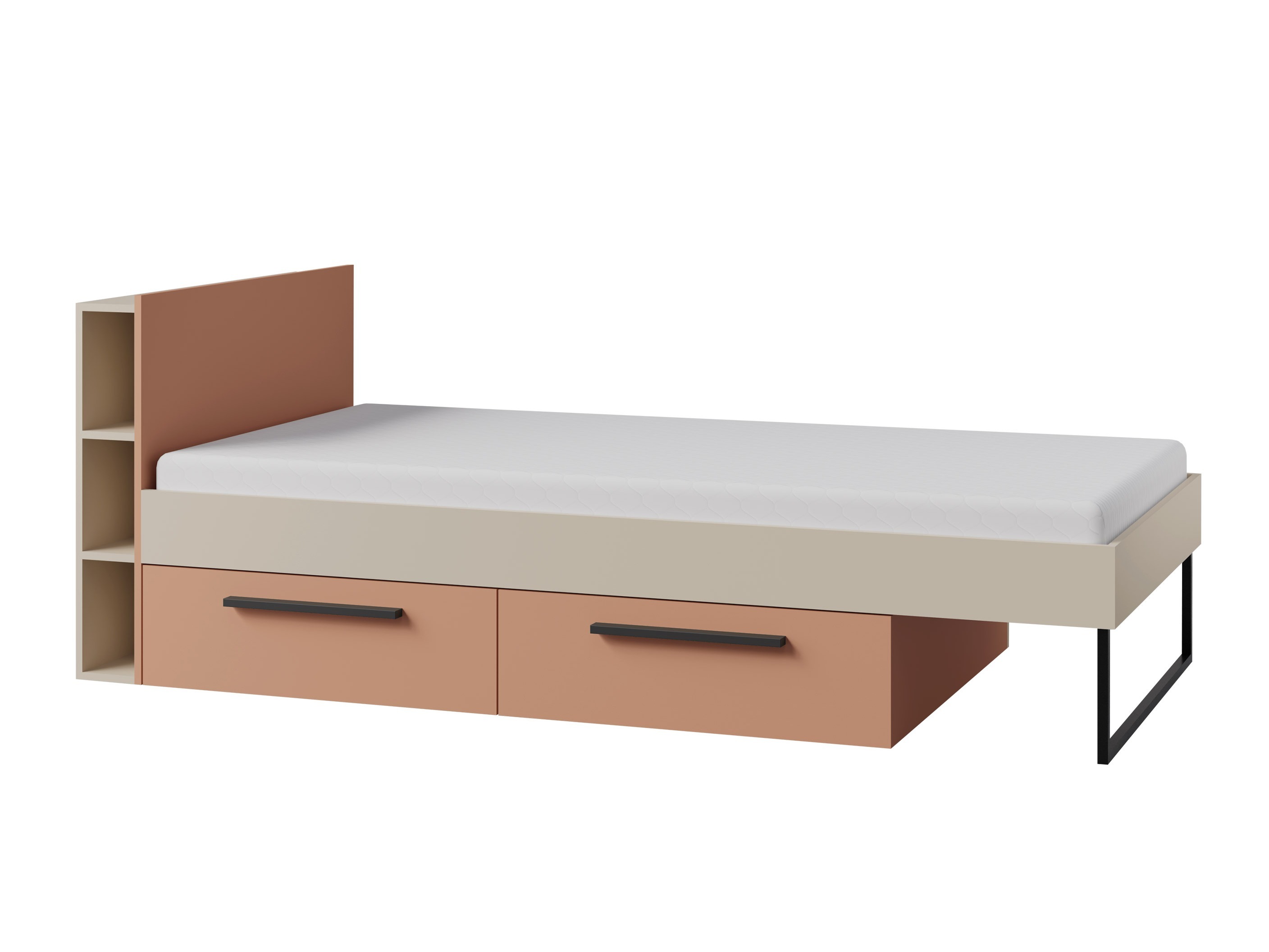 Letto Etruva 110 (Cachemire + Fucsia)