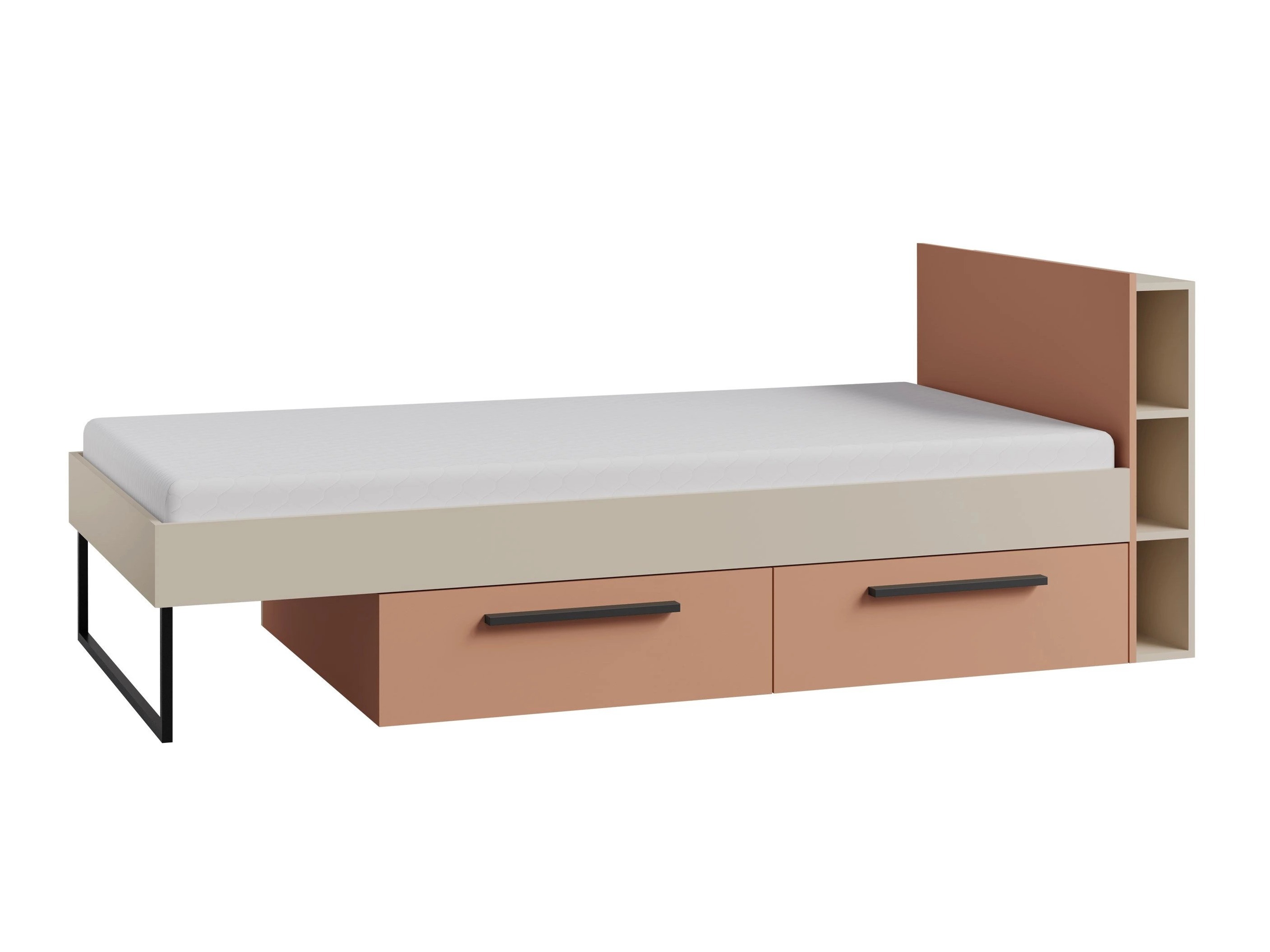 Letto Etruva 110 (Cachemire + Fucsia)