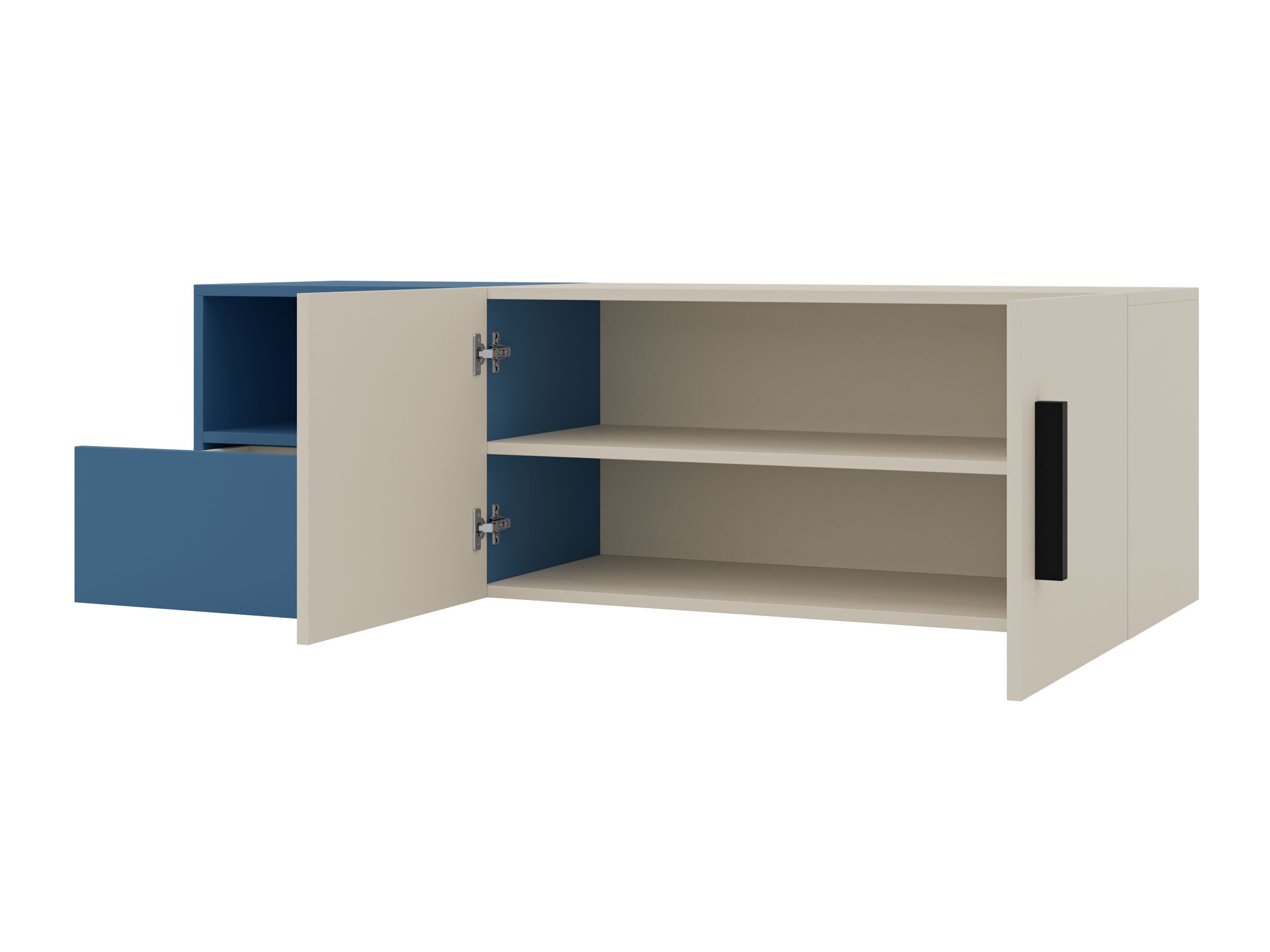 Mobile porta TV Etruva 108 (Cachemire + Blu)