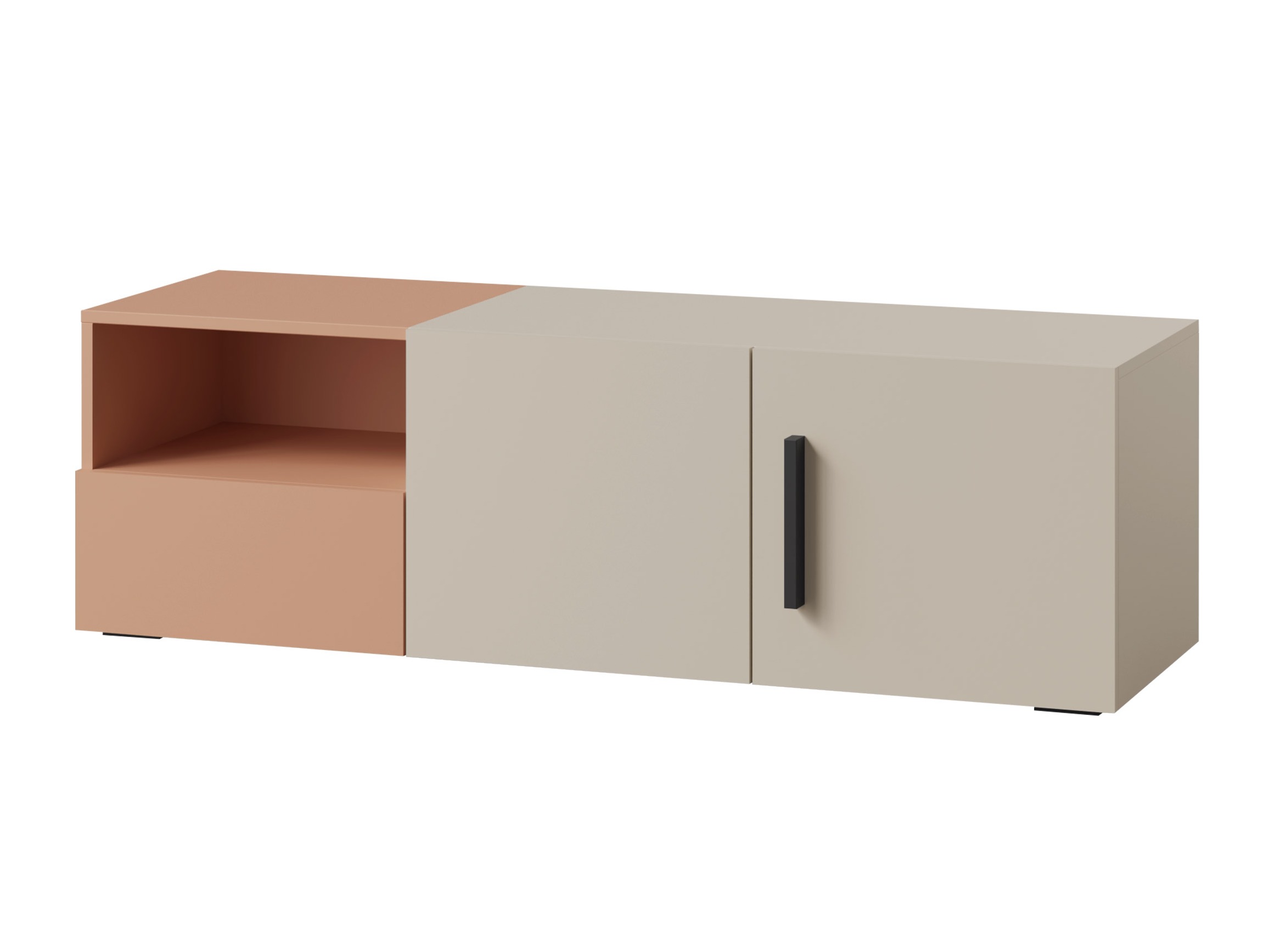 Mobile porta TV Etruva 108 (Cachemire + Fucsia)