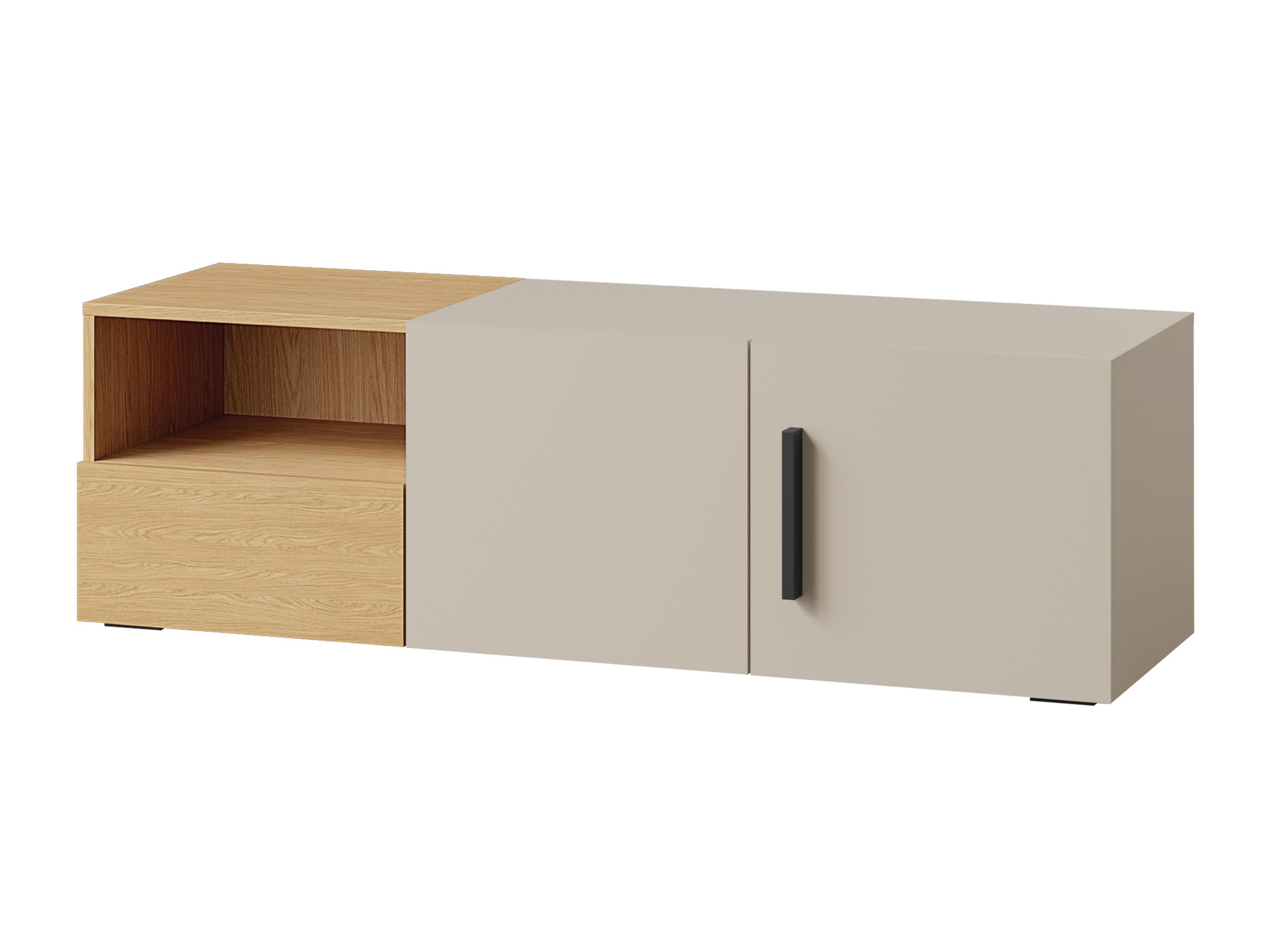 Mobile porta TV Etruva 108 (Cachemire + Quercia)
