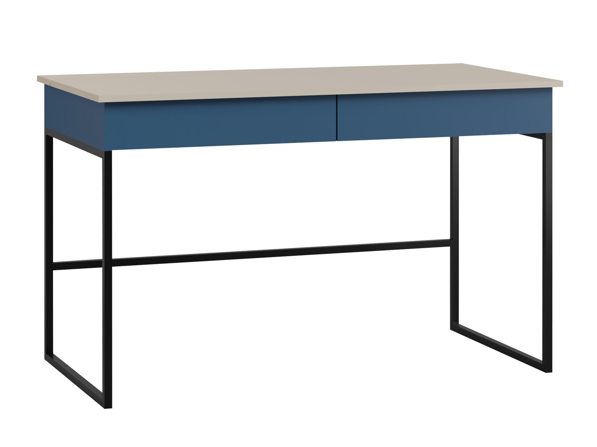 Scrivania da ufficio Etruva 109 (Cachemire + Blu)