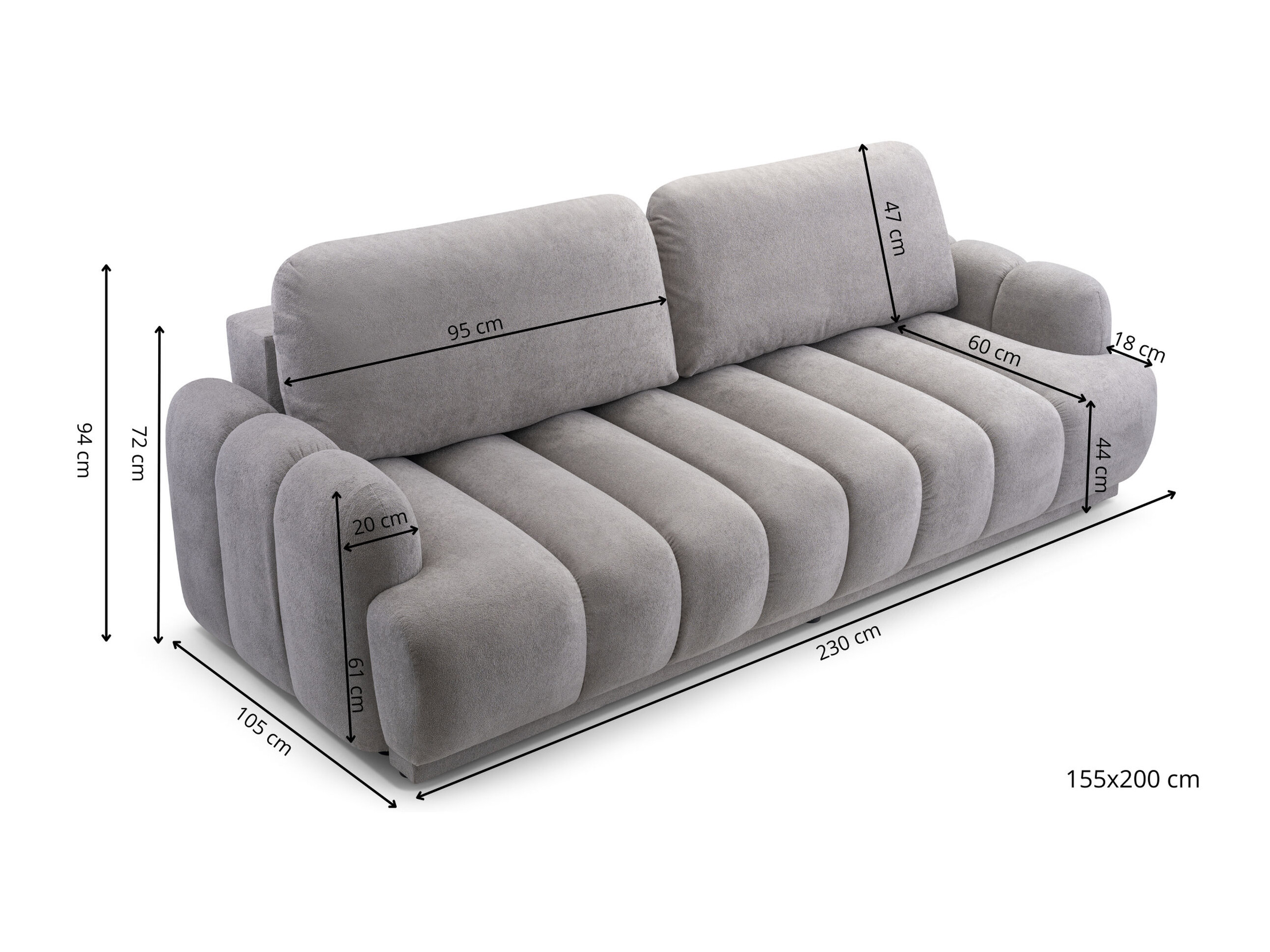 Divano letto Lufkin 131 (Gerra 15)