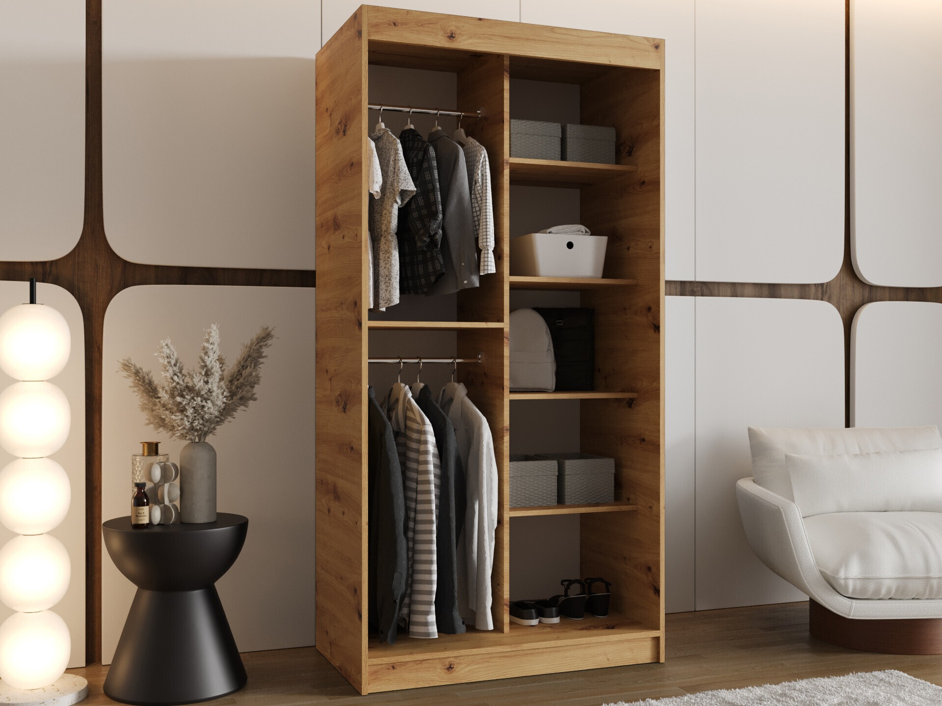 Armadio Hartford 498 (Rovere Artisan)