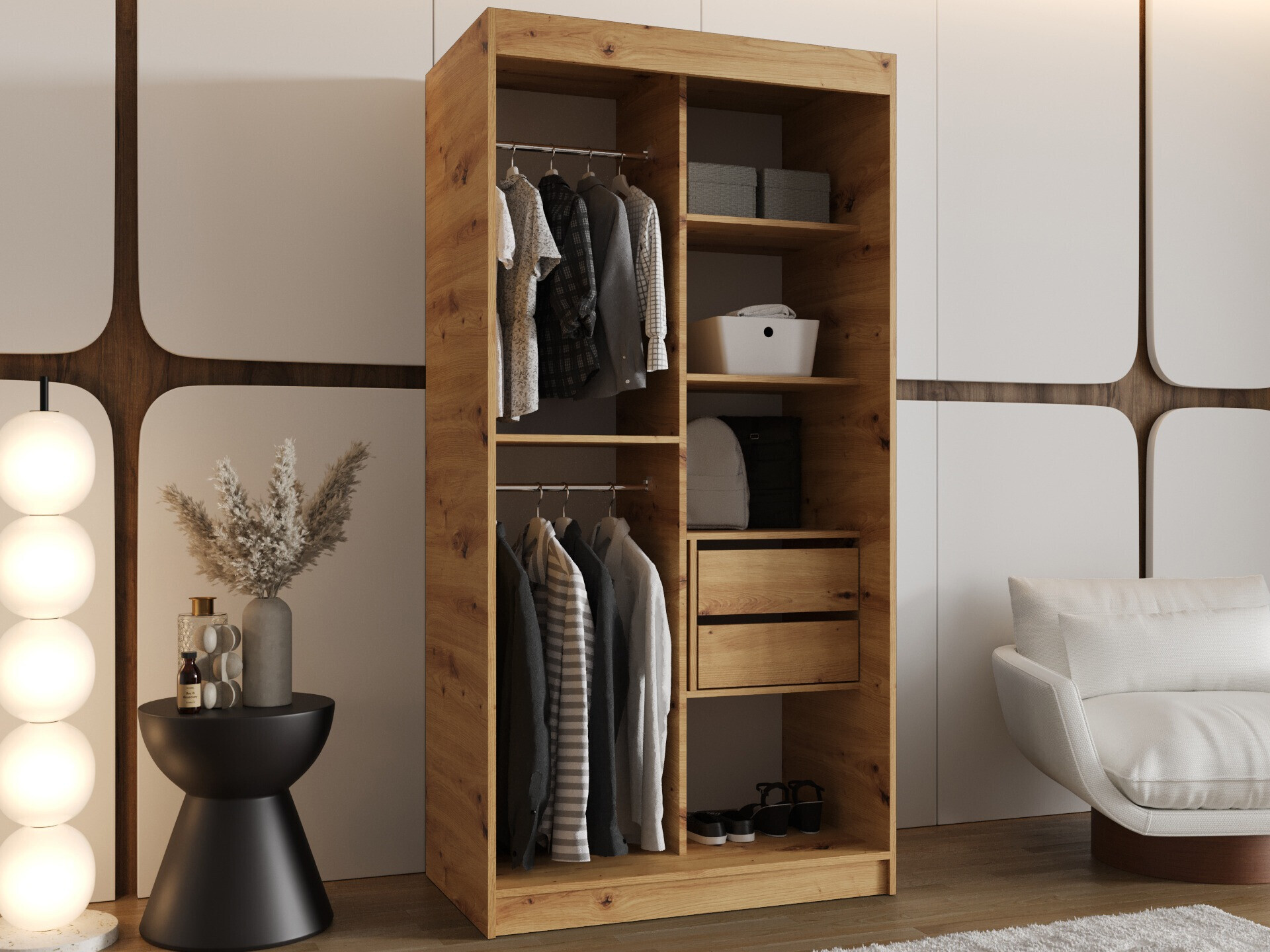 Armadio Hartford 498 (Rovere Artisan)