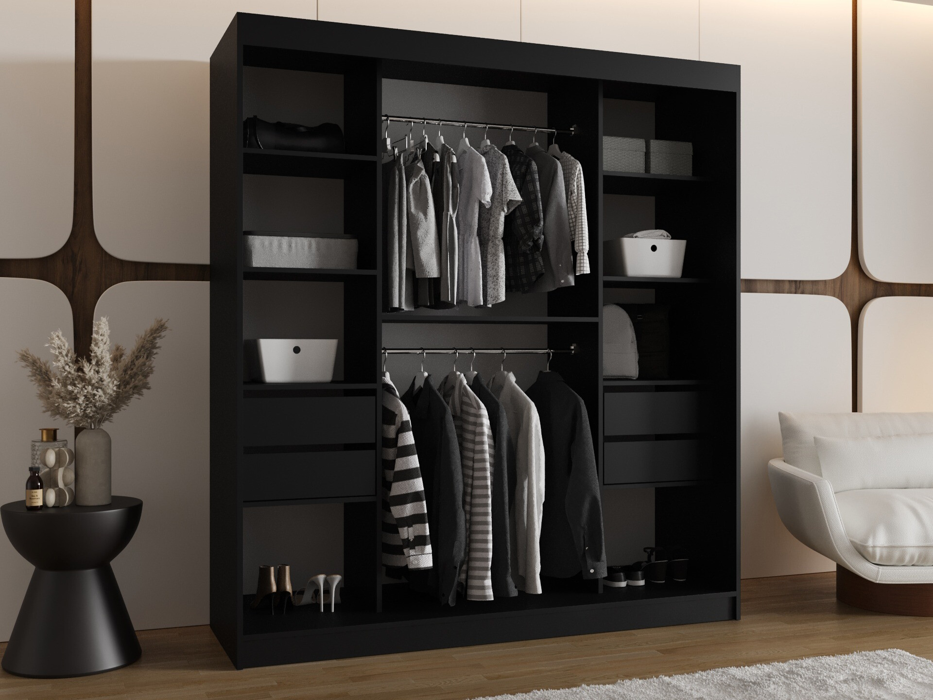Armadio Hartford 500 (Nero)