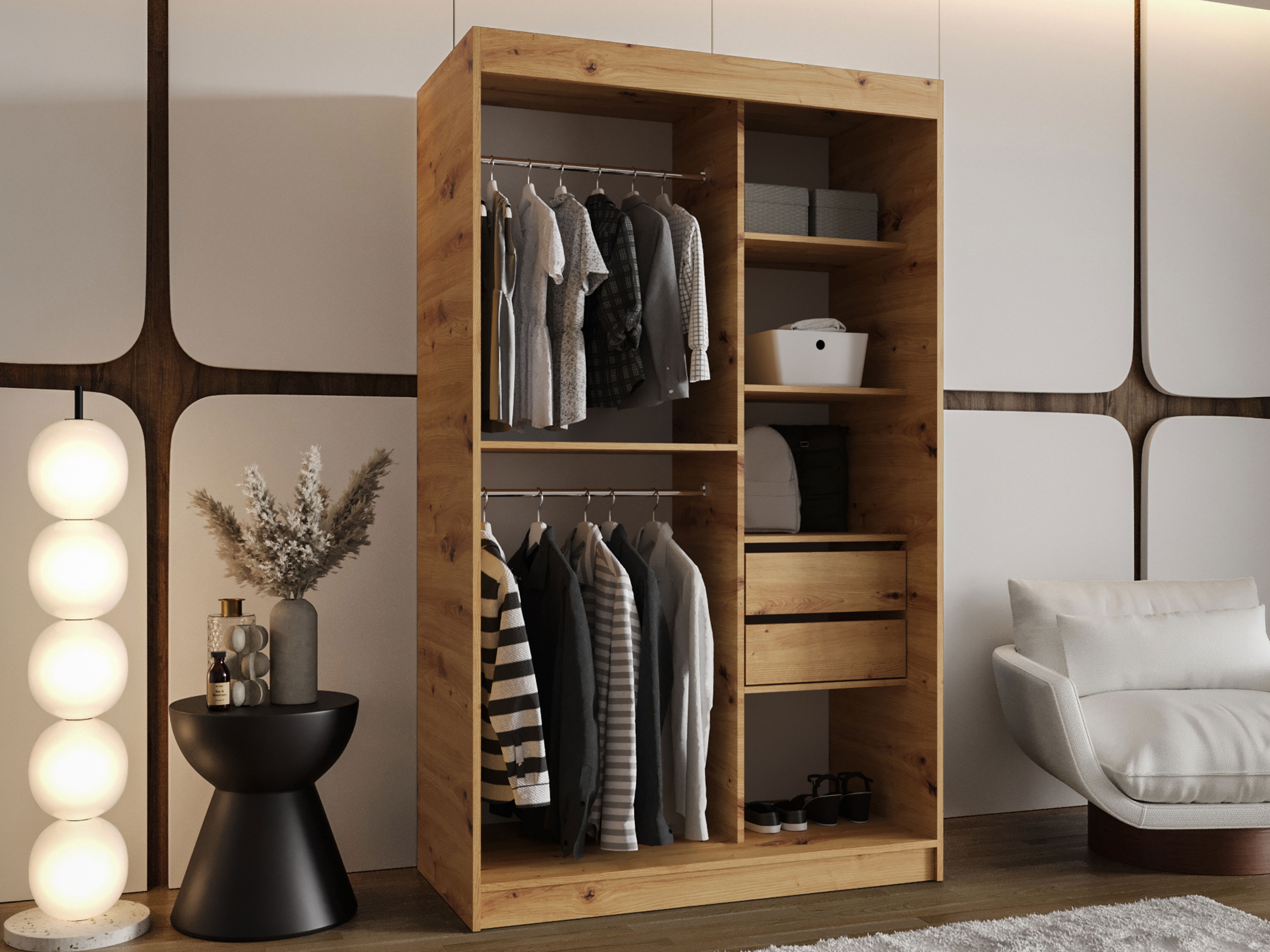 Armadio Hartford 501 (Rovere Artisan)