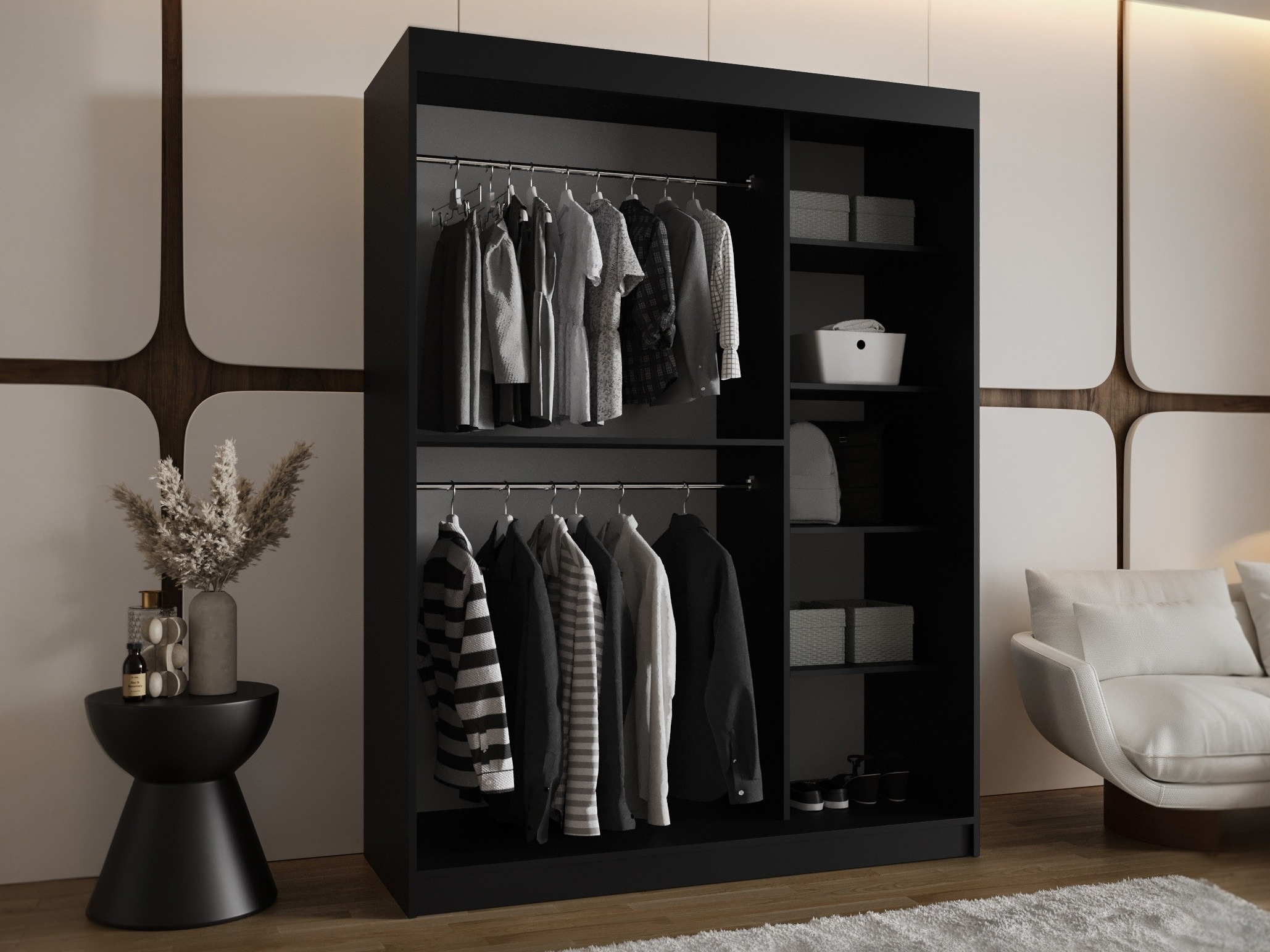 Armadio Hartford 502 (Nero)