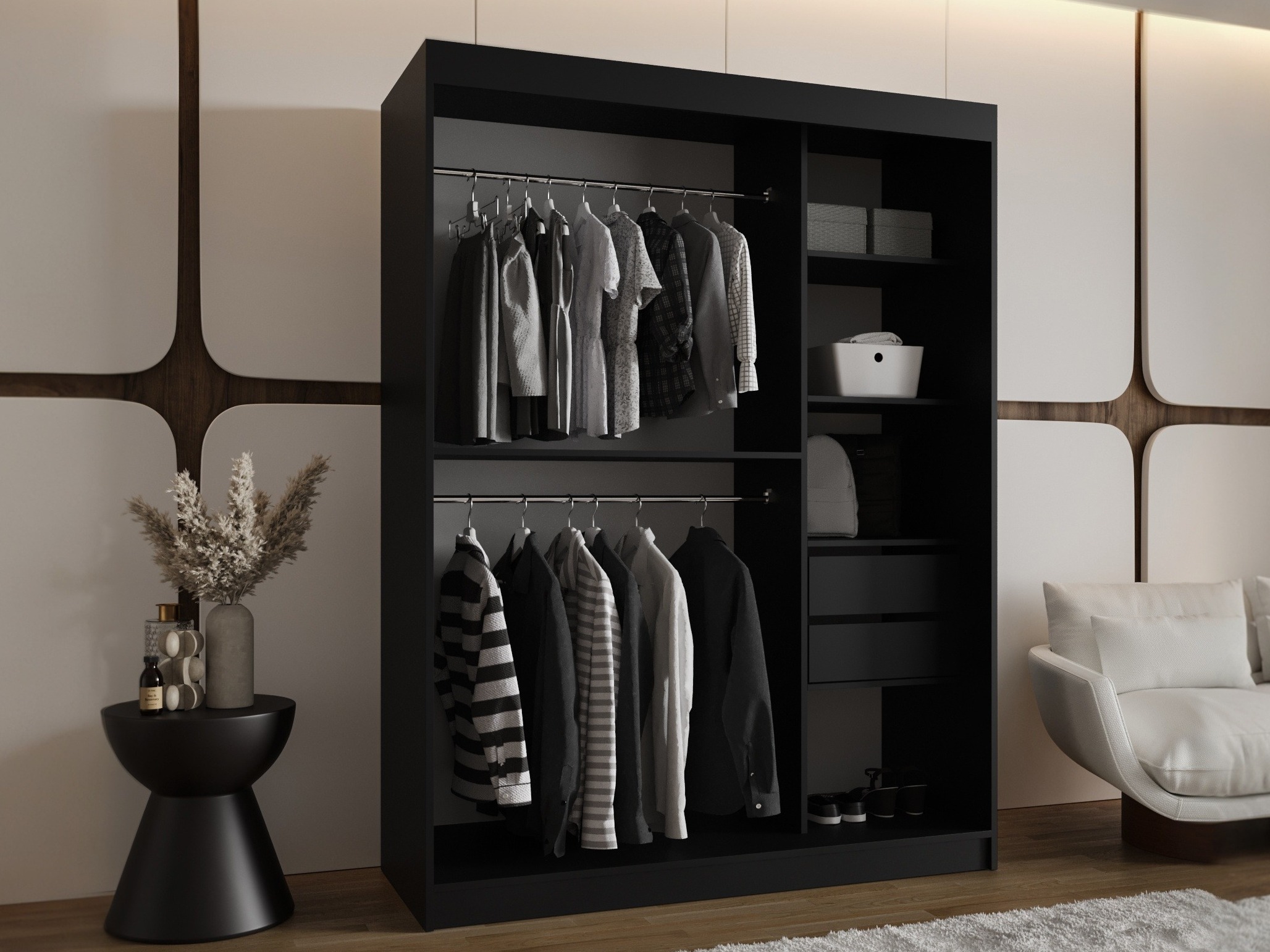 Armadio Hartford 503 (Nero)