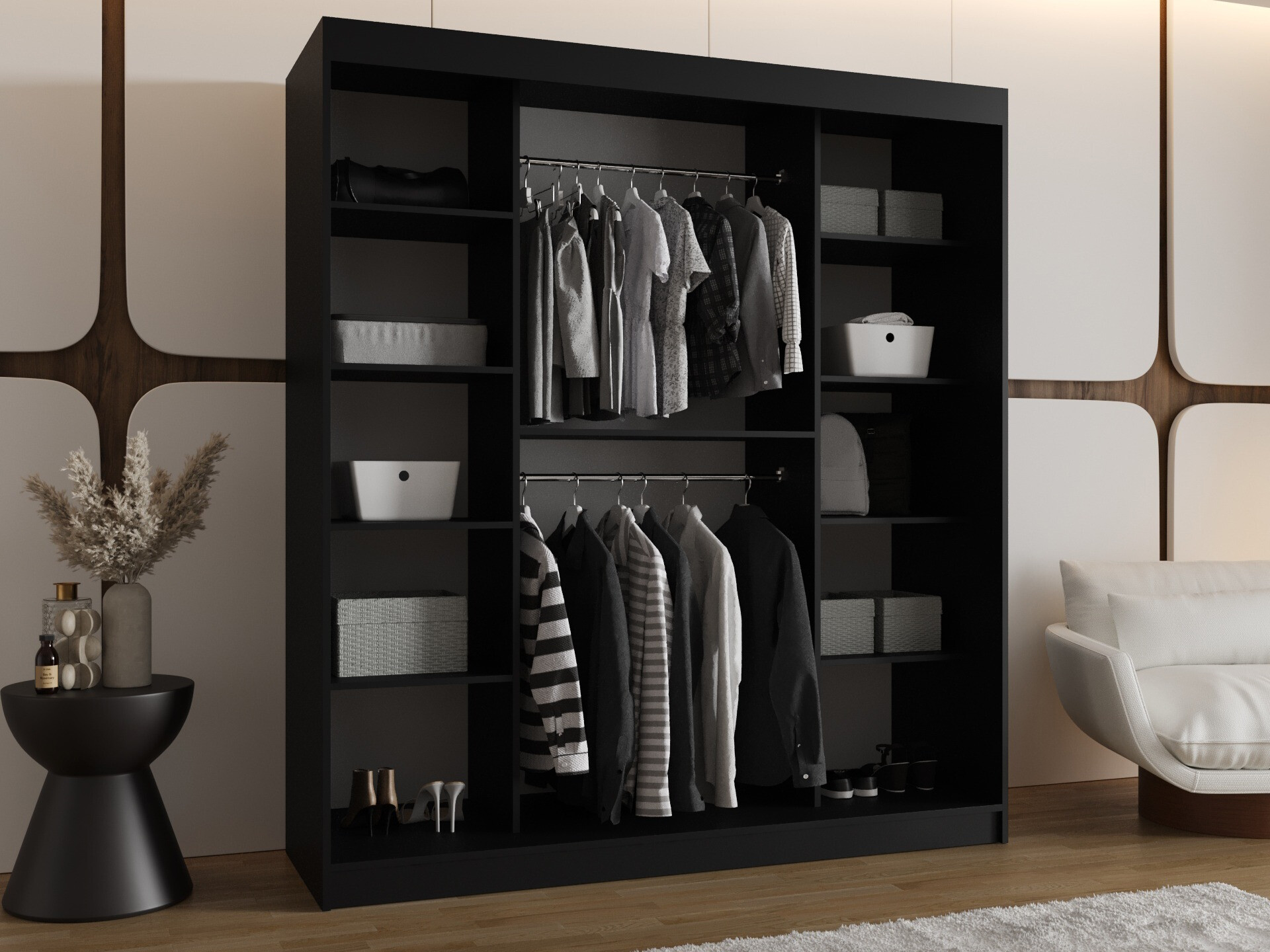 Armadio Hartford 506 (Nero)