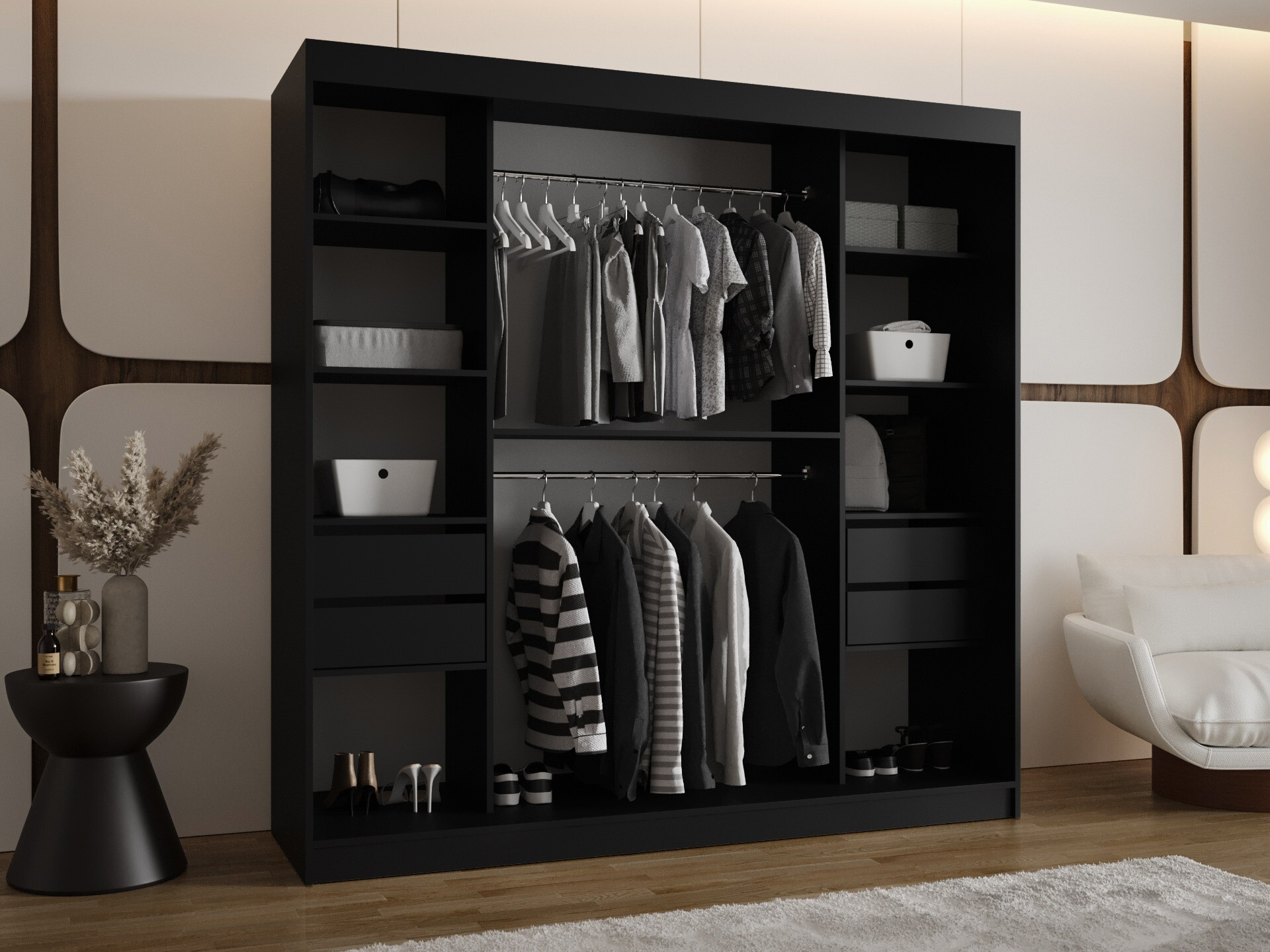 Armadio Hartford 507 (Nero)