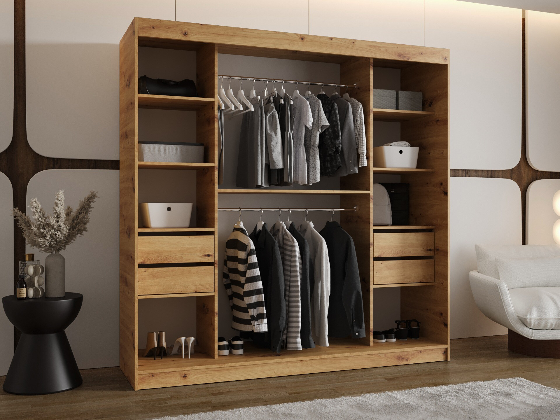 Armadio Hartford 507 (Rovere Artisan)