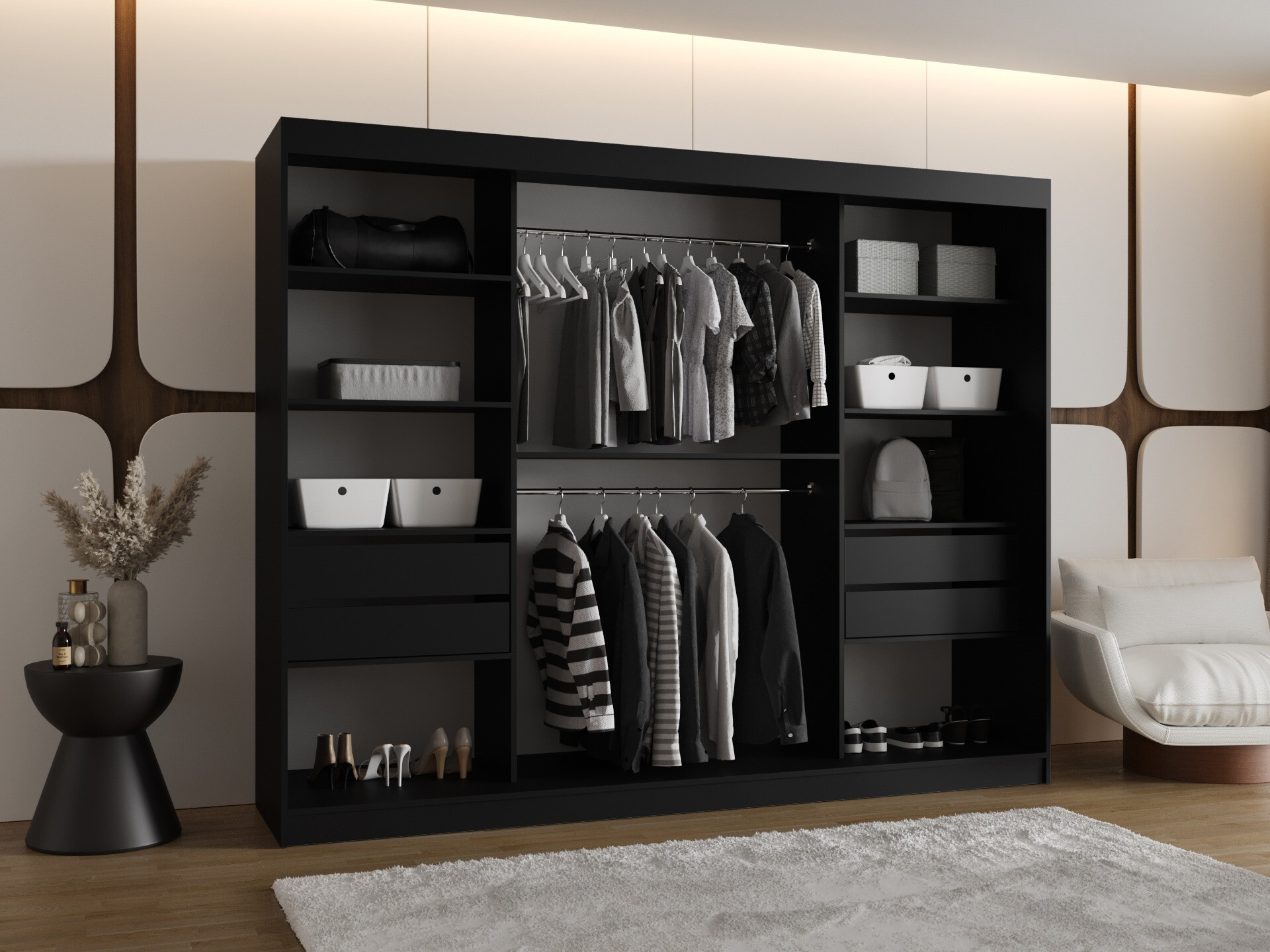 Armadio Hartford 508 (Nero)