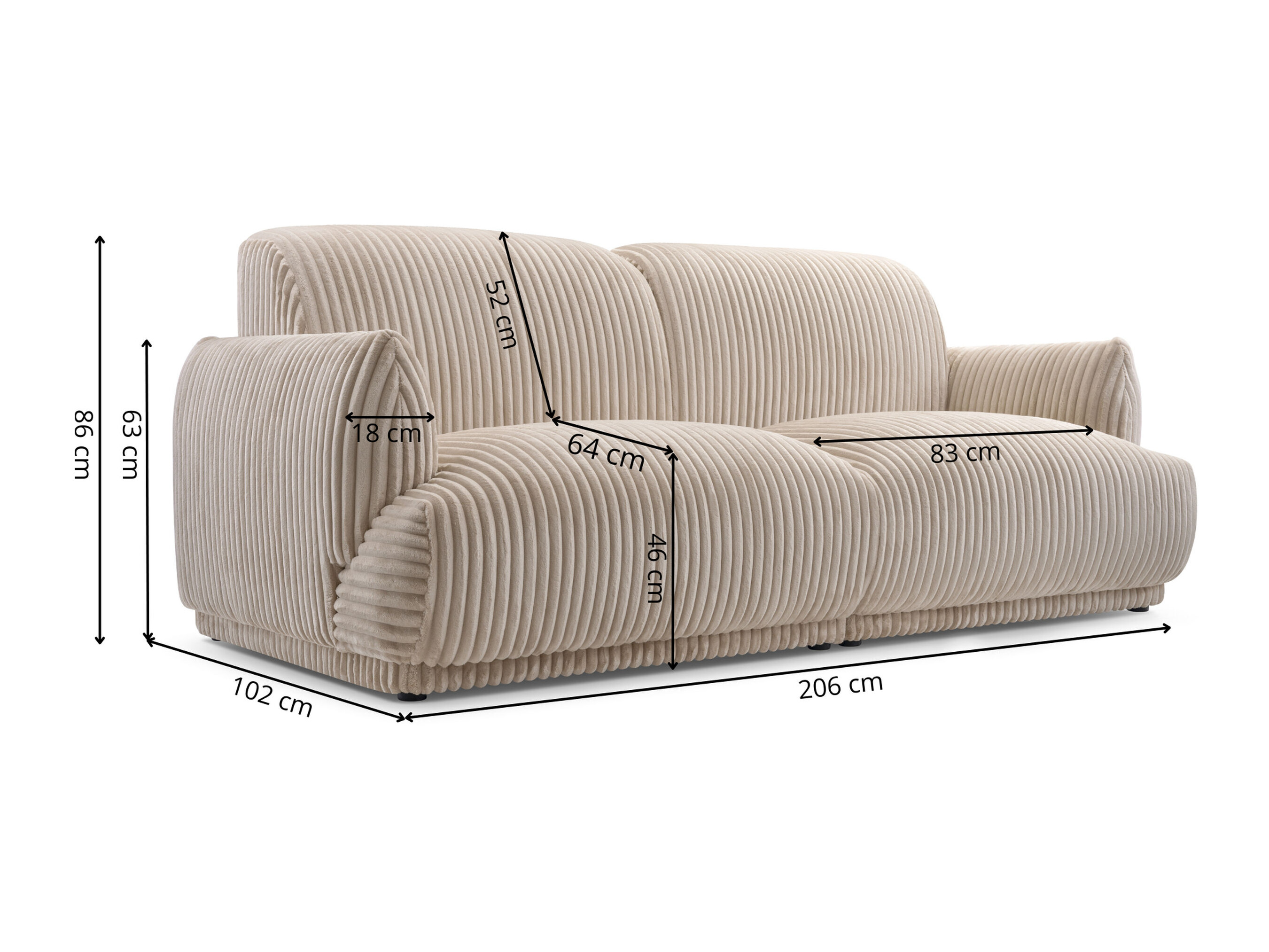 Divano Lufkin 144 (Tilia 37)