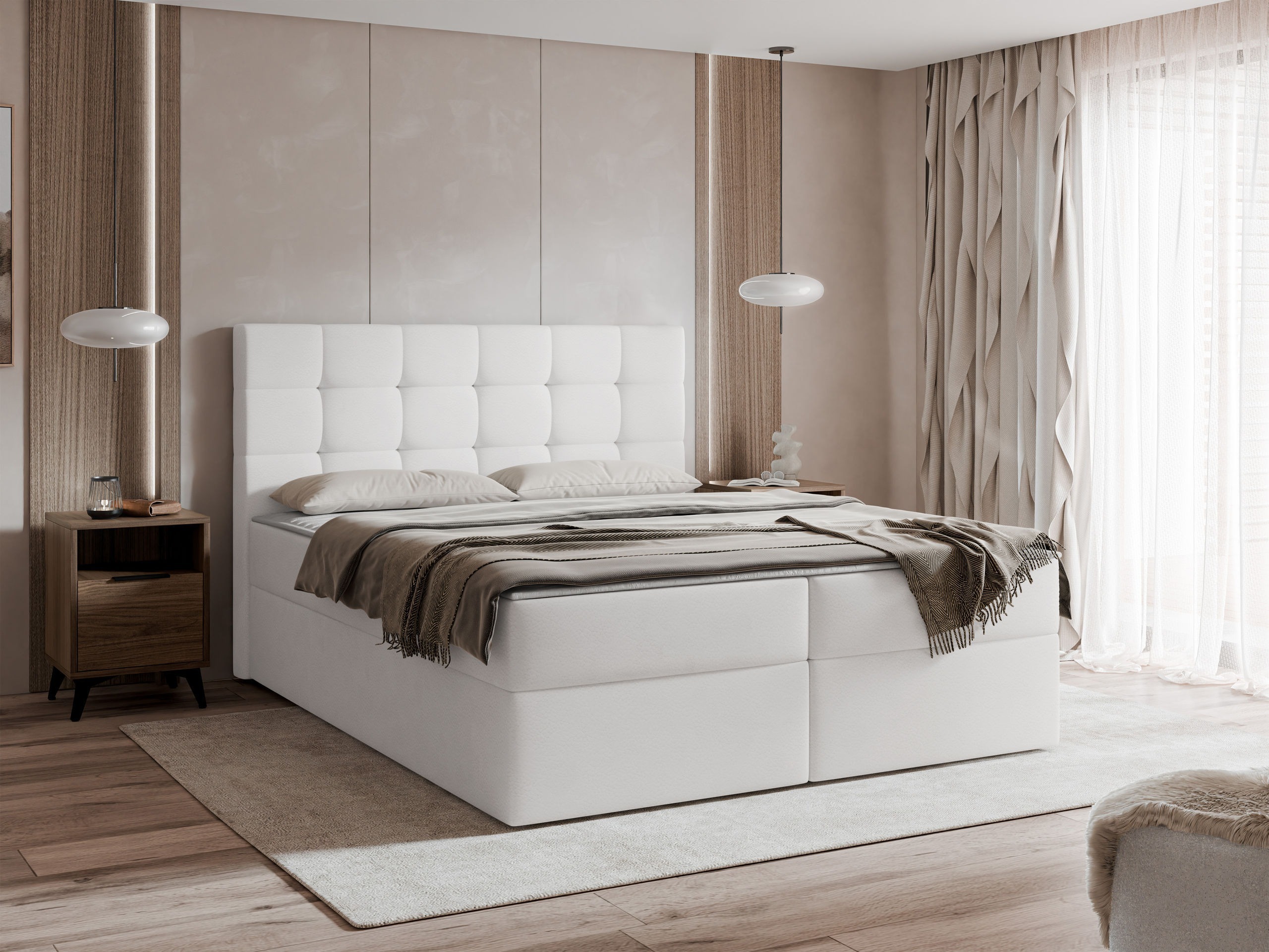 Letto continentale Comfivo Osculum I (Soft 017)