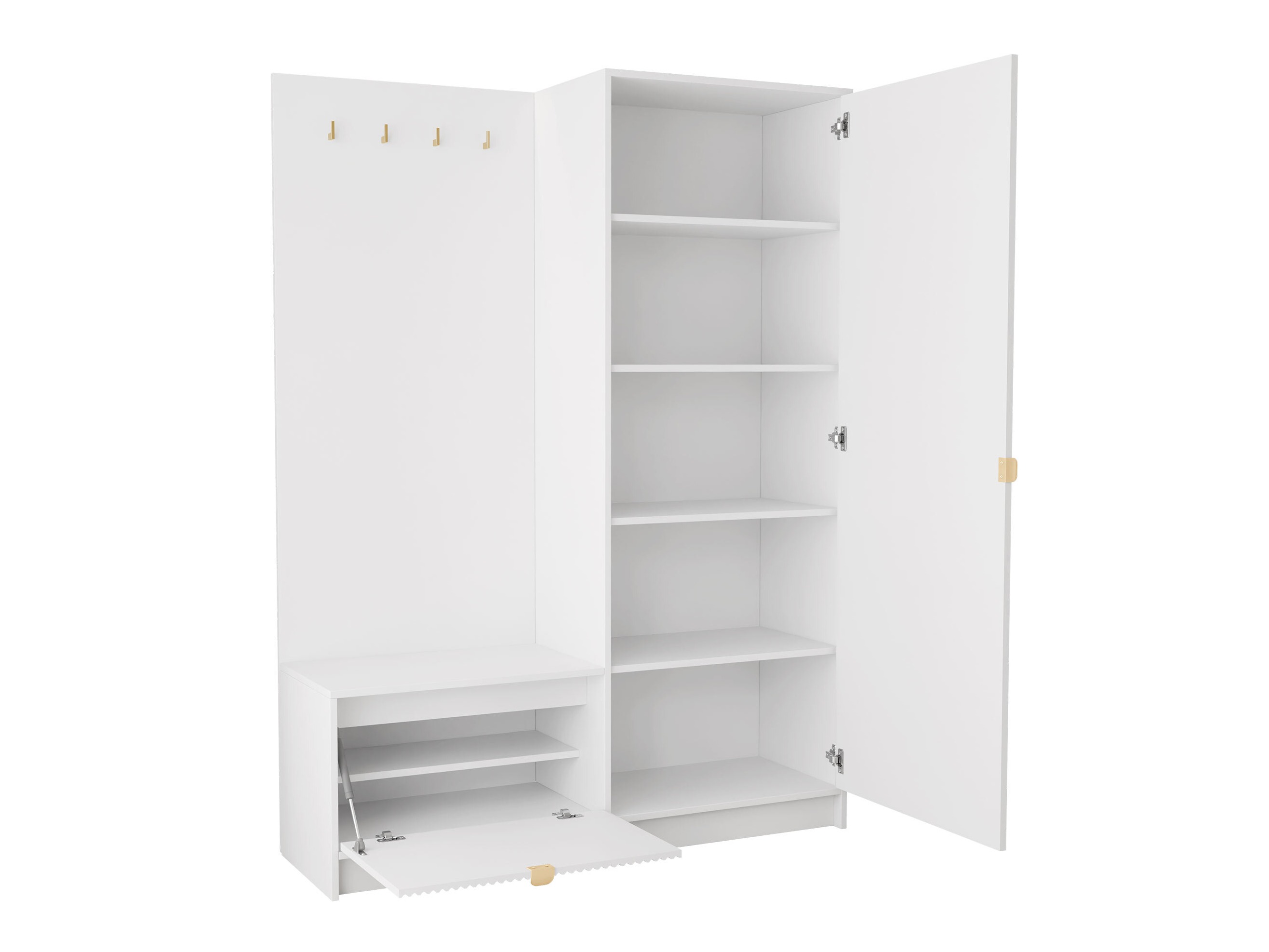 Set arredo da corridoio Comfivo Larmire 128 (Beige)