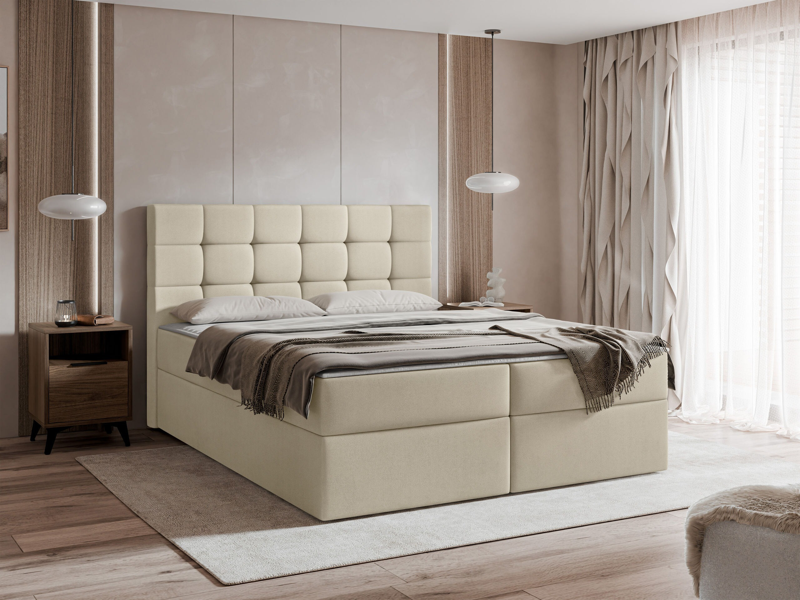 Letto continentale Comfivo Osculum I (Manila 02)