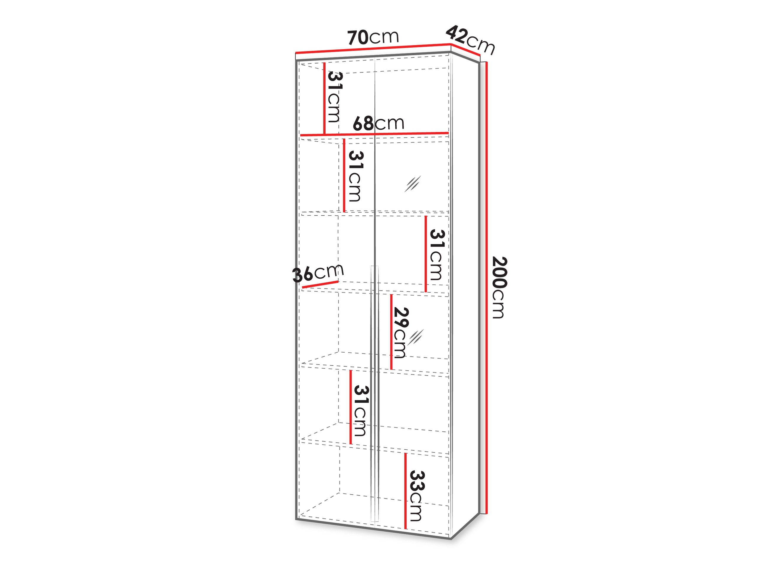 Scaffale Comfivo 579 (Noce)