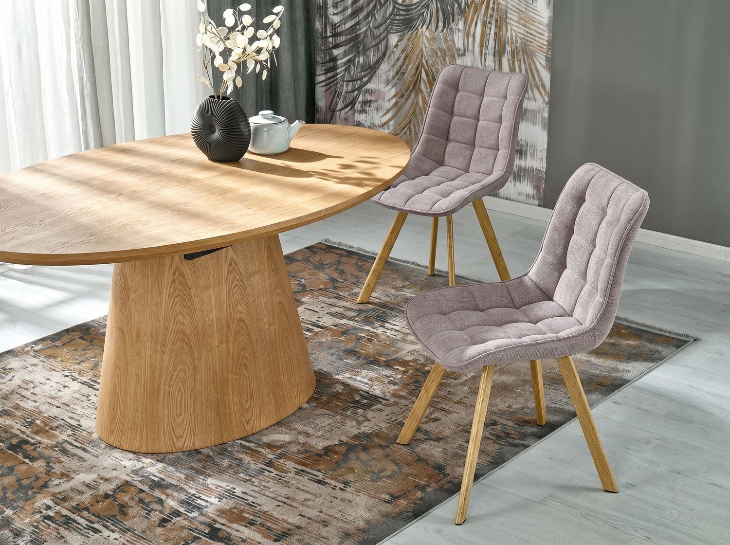 Sedia Houston 739 (Grigio + Nocciola)