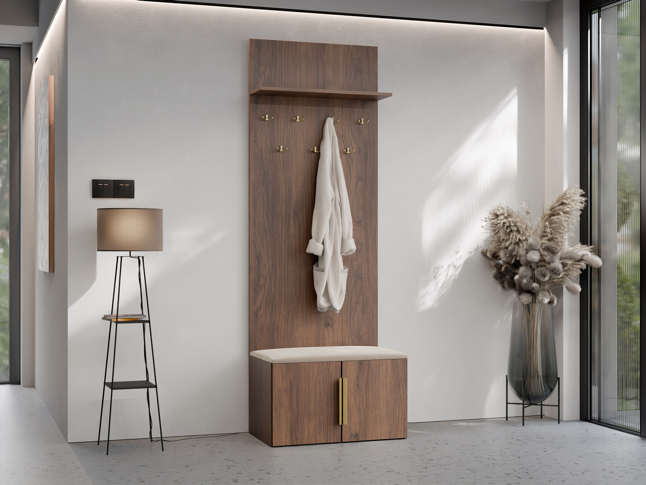 Set arredo da corridoio Comfivo 580 (Noce)