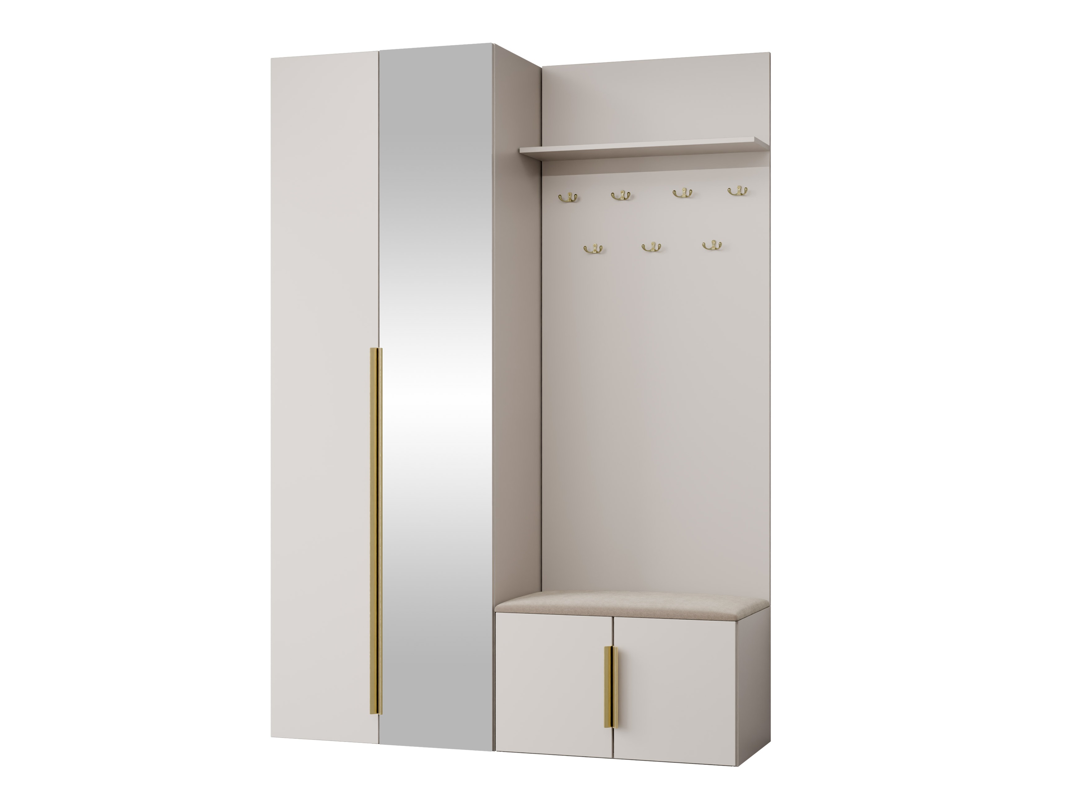 Set arredo da corridoio Comfivo 583 (Beige)