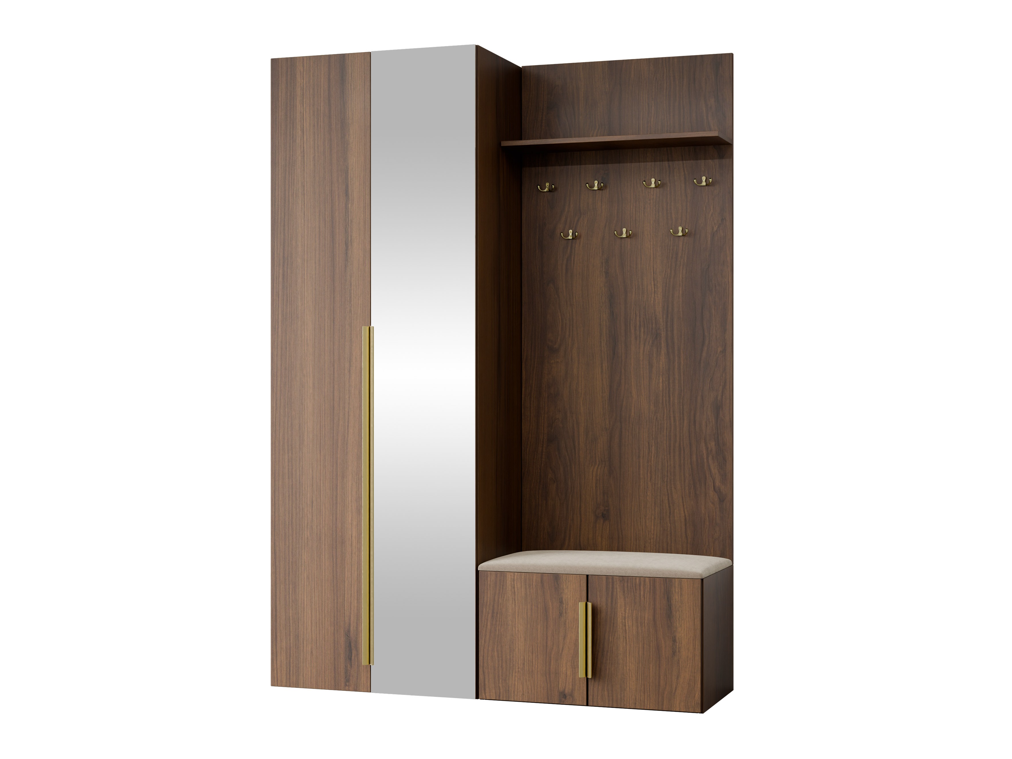 Set arredo da corridoio Comfivo 583 (Noce)