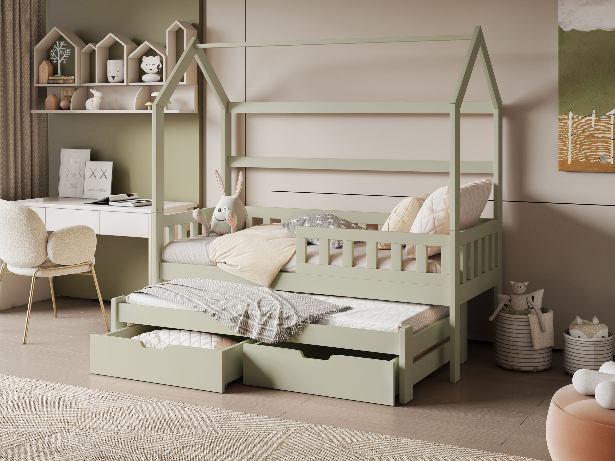Letto Henderson 172 (Olivo chiaro)