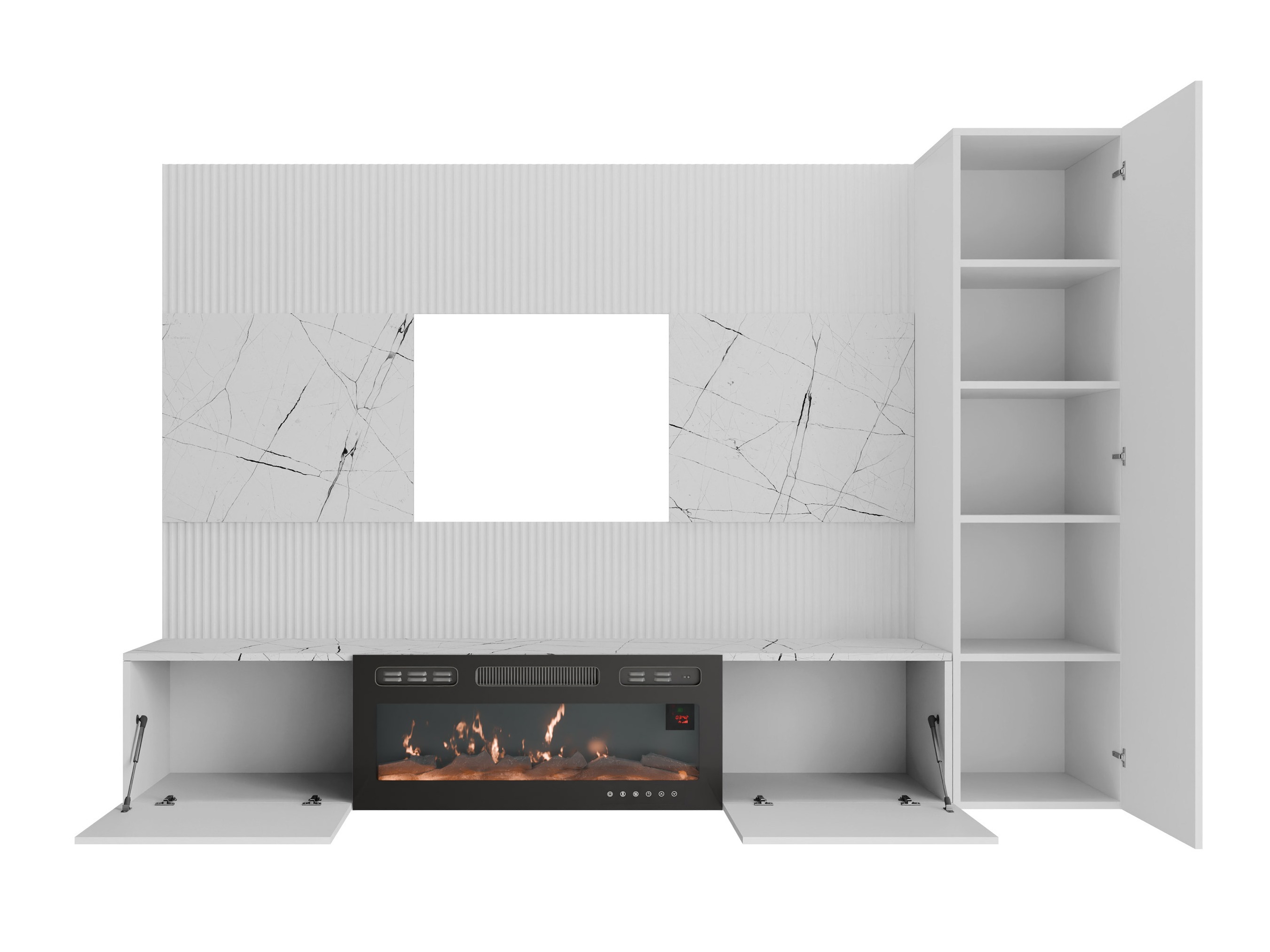 Parete attrezzata Comfivo Salix IX (Beige + Rovere cremona)