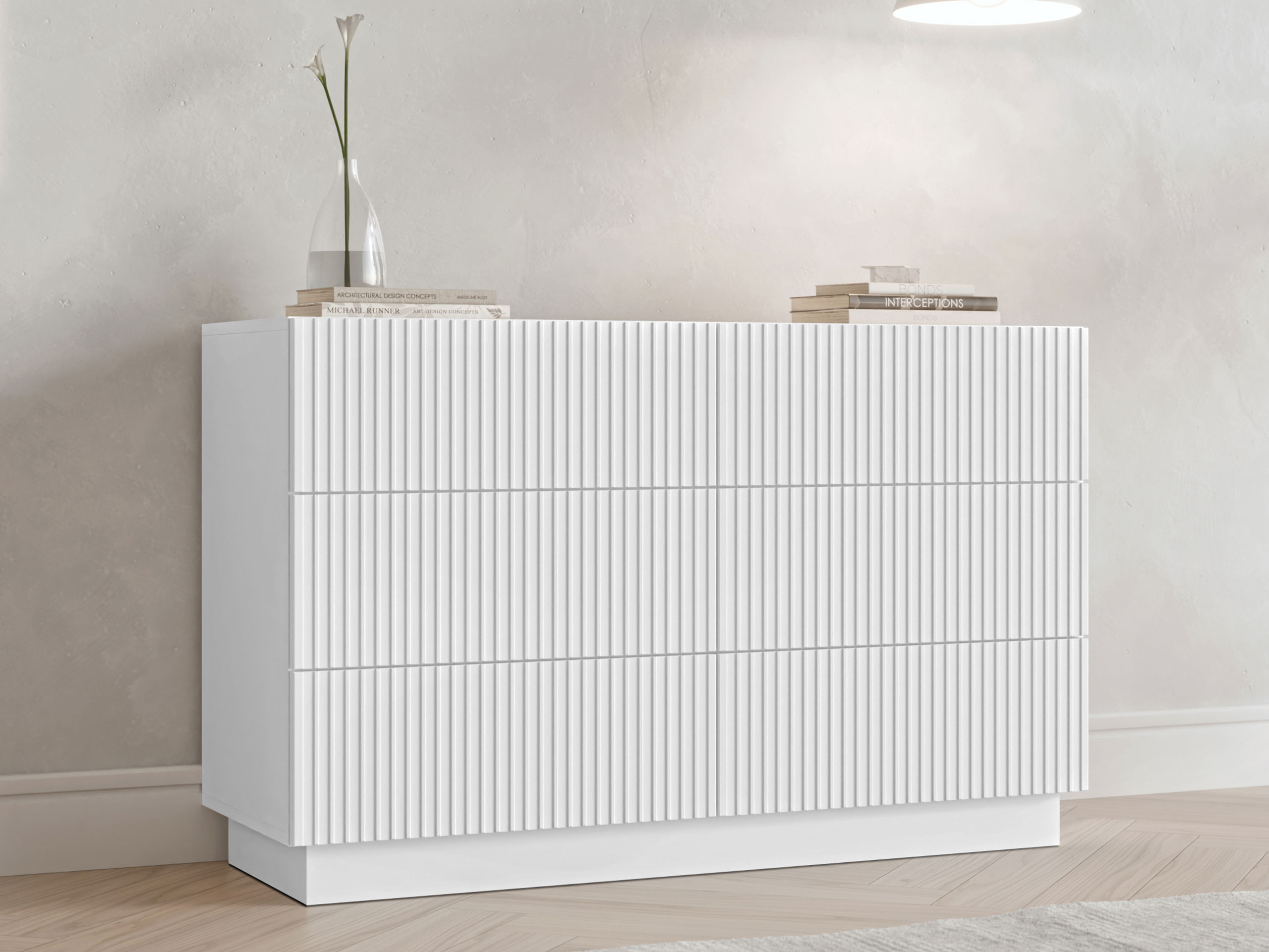 Cassettiera Lusonu 108 (Bianco)