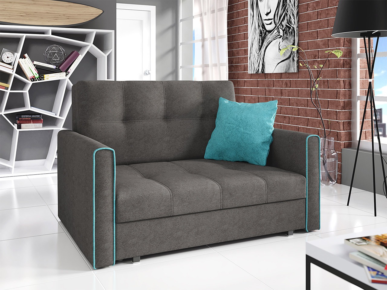 Divano letto Nuvora II (Alova 36 + Alova 29)