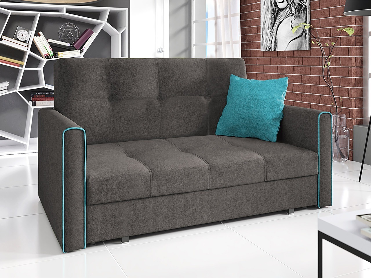 Divano letto Nuvora III (Alova 36 + Alova 29)