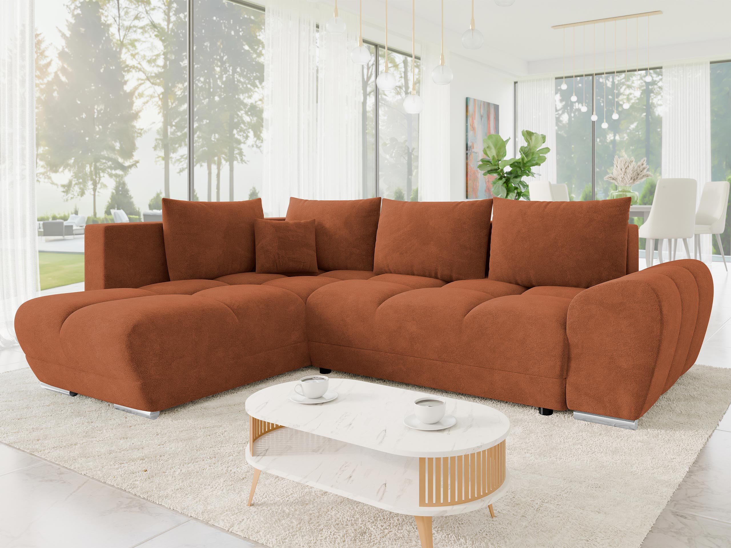 Divano angolare Camden 107 (Velo 627)