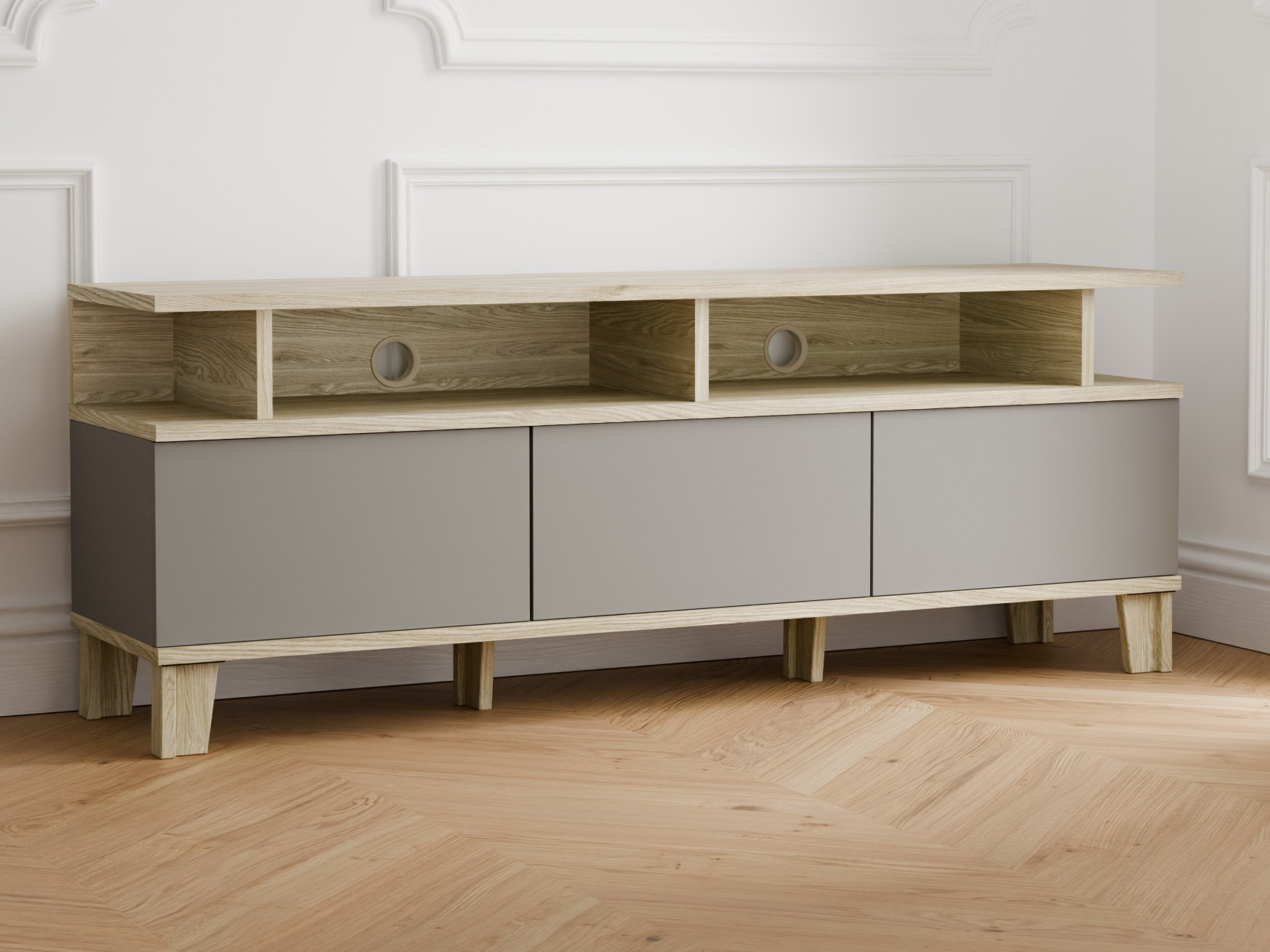 Mobile porta TV Evarveru 101 (Grigio)