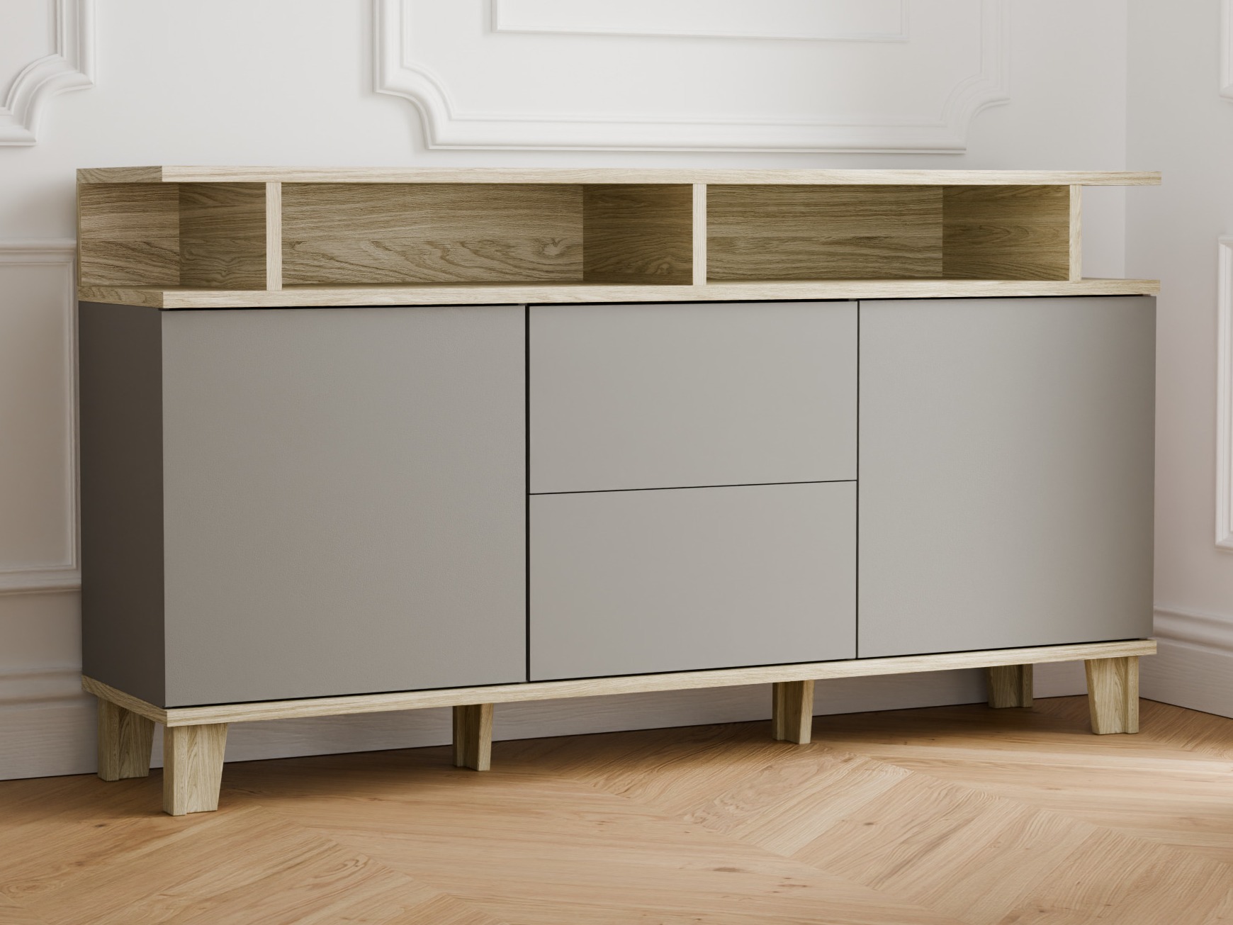 Cassettiera Evarveru 105 (Grigio)