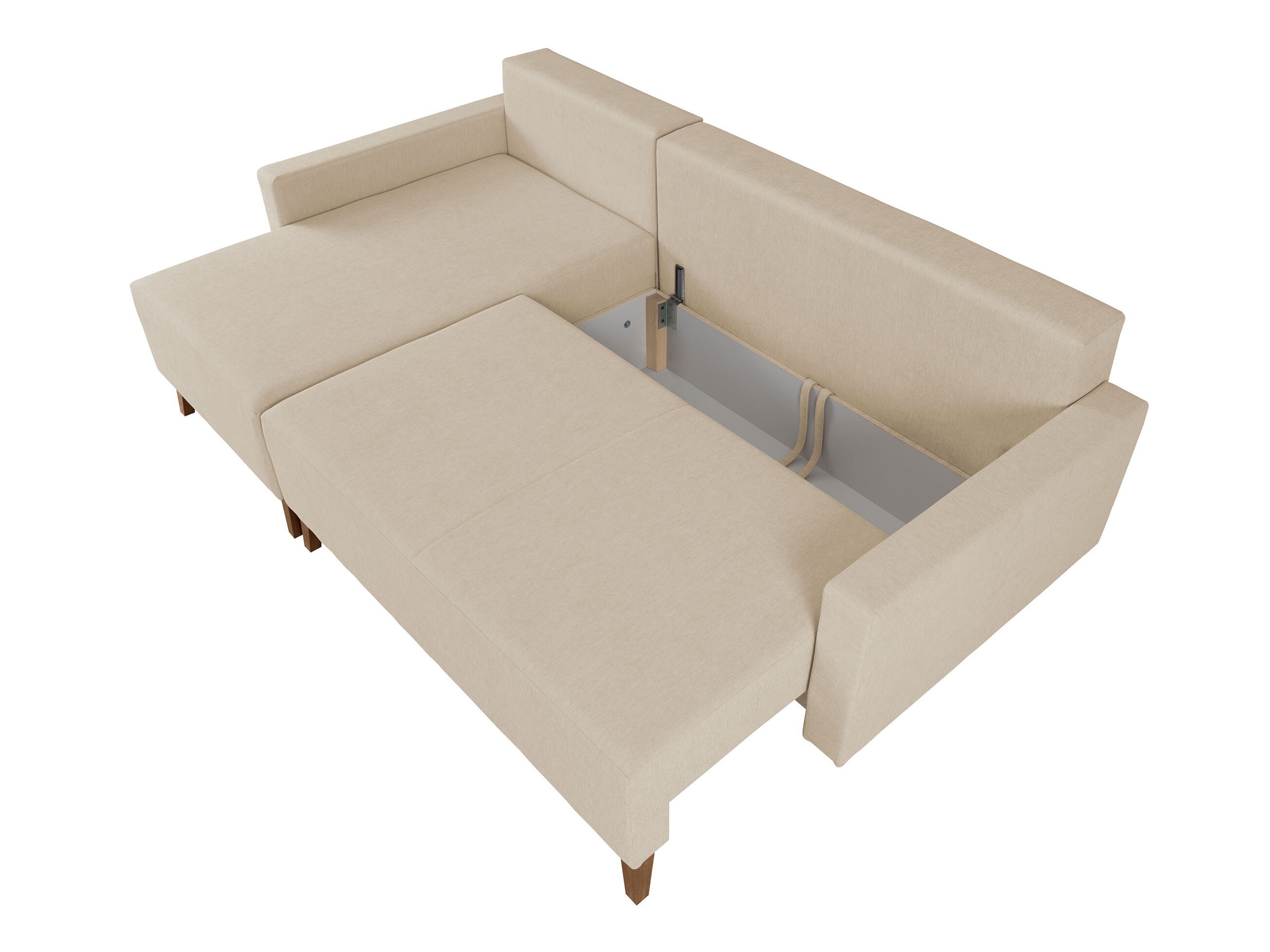 Divano angolare Delbene 130 (Verita 75 + Rovere scuro sanremo)
