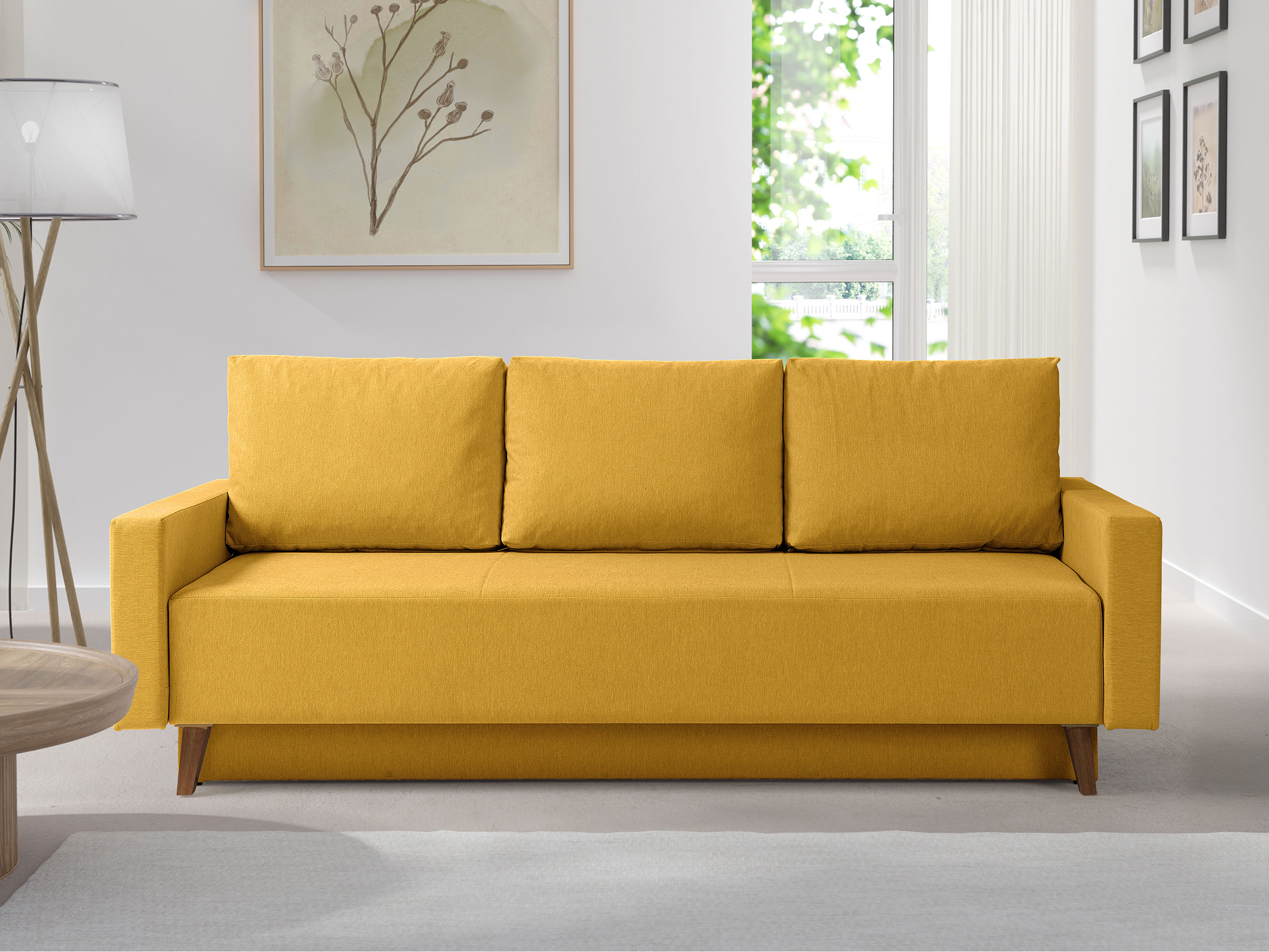 Divano letto Delbene 129 (Verita 53 + Rovere scuro sanremo)