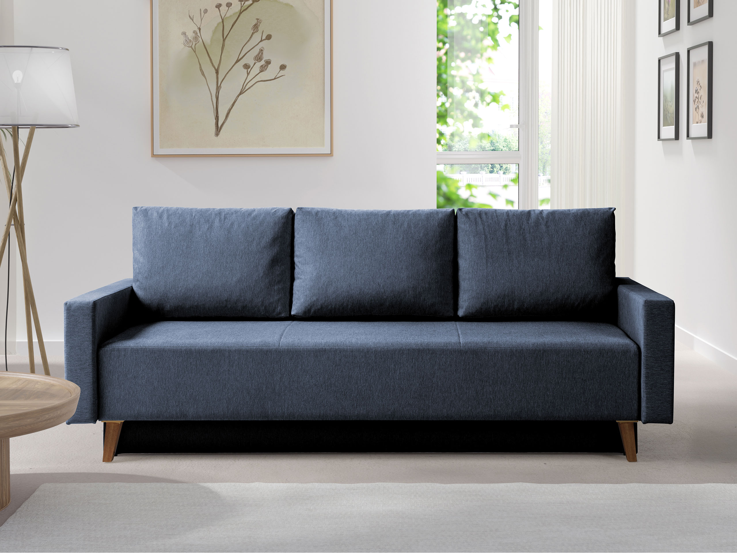 Divano letto Delbene 129 (Verita 76 + Rovere scuro sanremo)