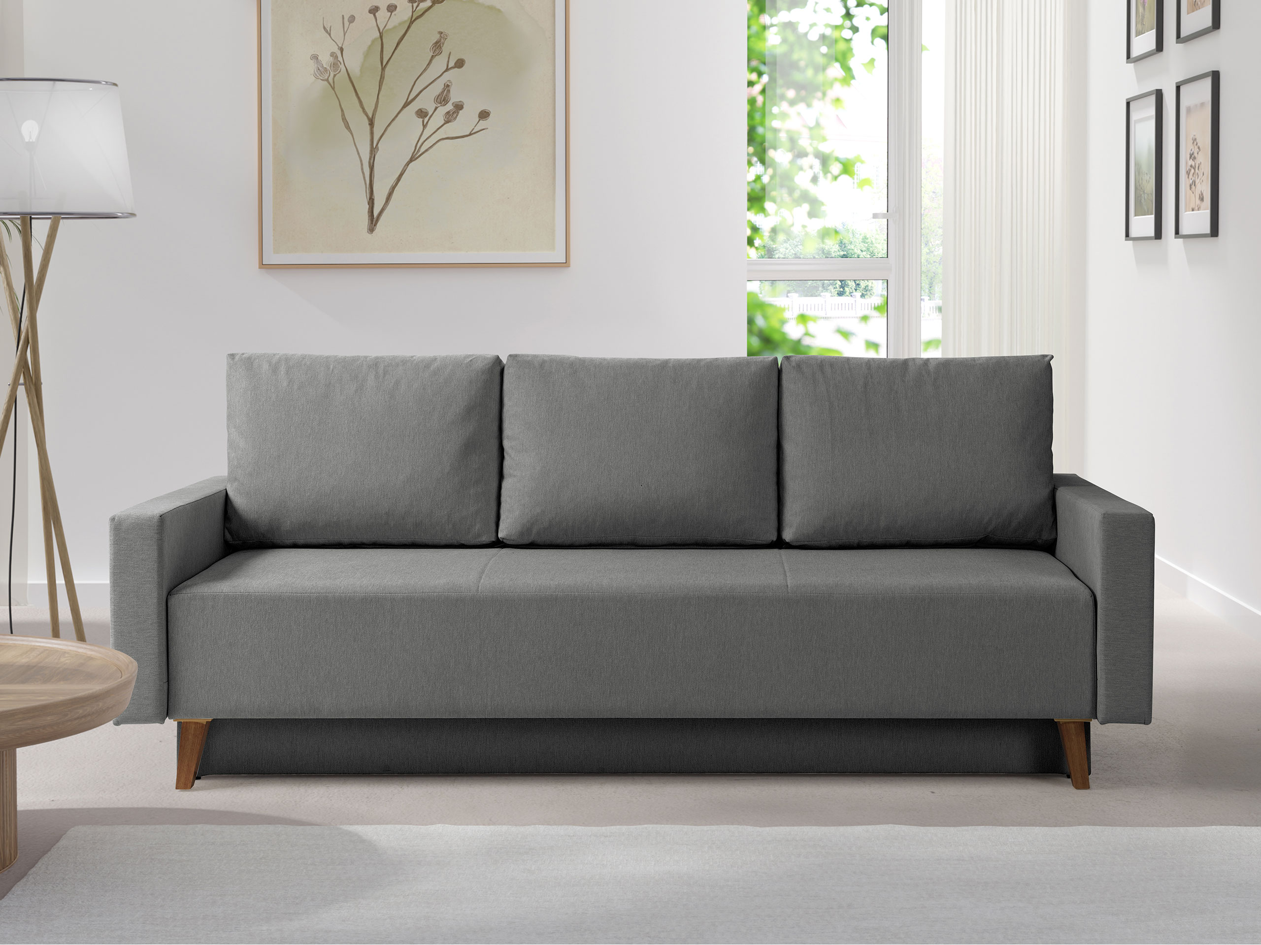 Divano letto Delbene 129 (Verita 88 + Rovere scuro sanremo)