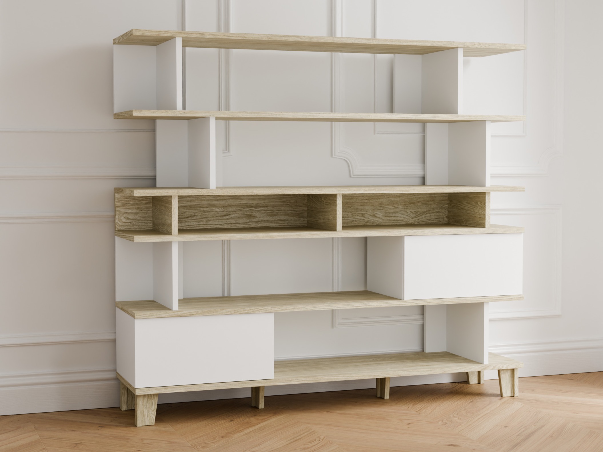 Scaffale Evarveru 104 (Opaca bianco)