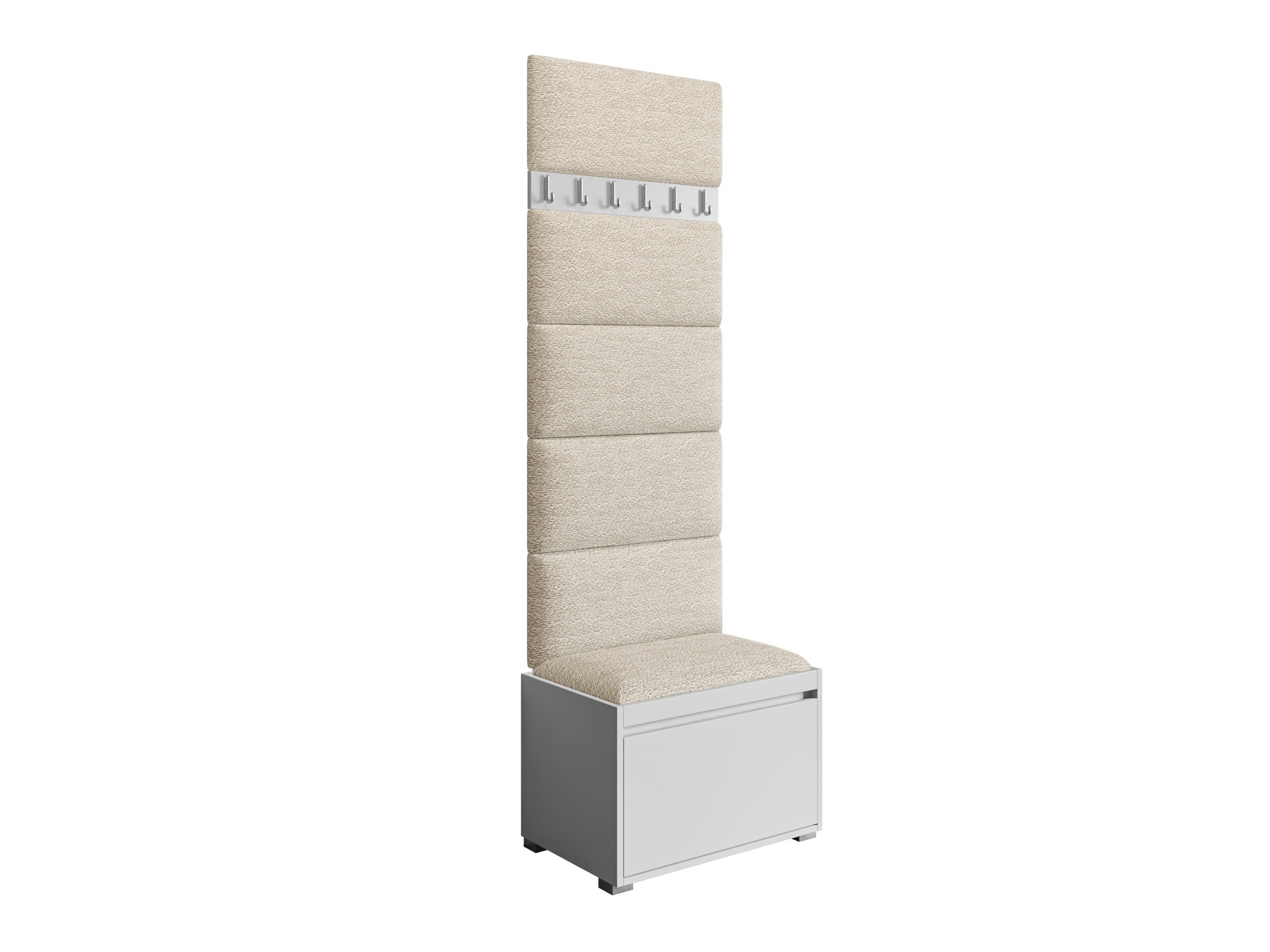 Set arredo da corridoio Comfivo Pinus V (Bianco + Abriamo 03)