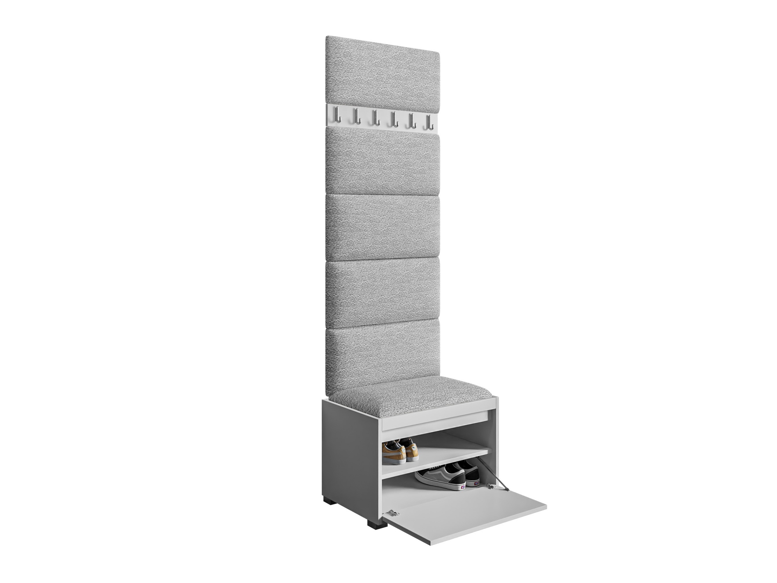 Set arredo da corridoio Comfivo Pinus V (Bianco + Abriamo 06)