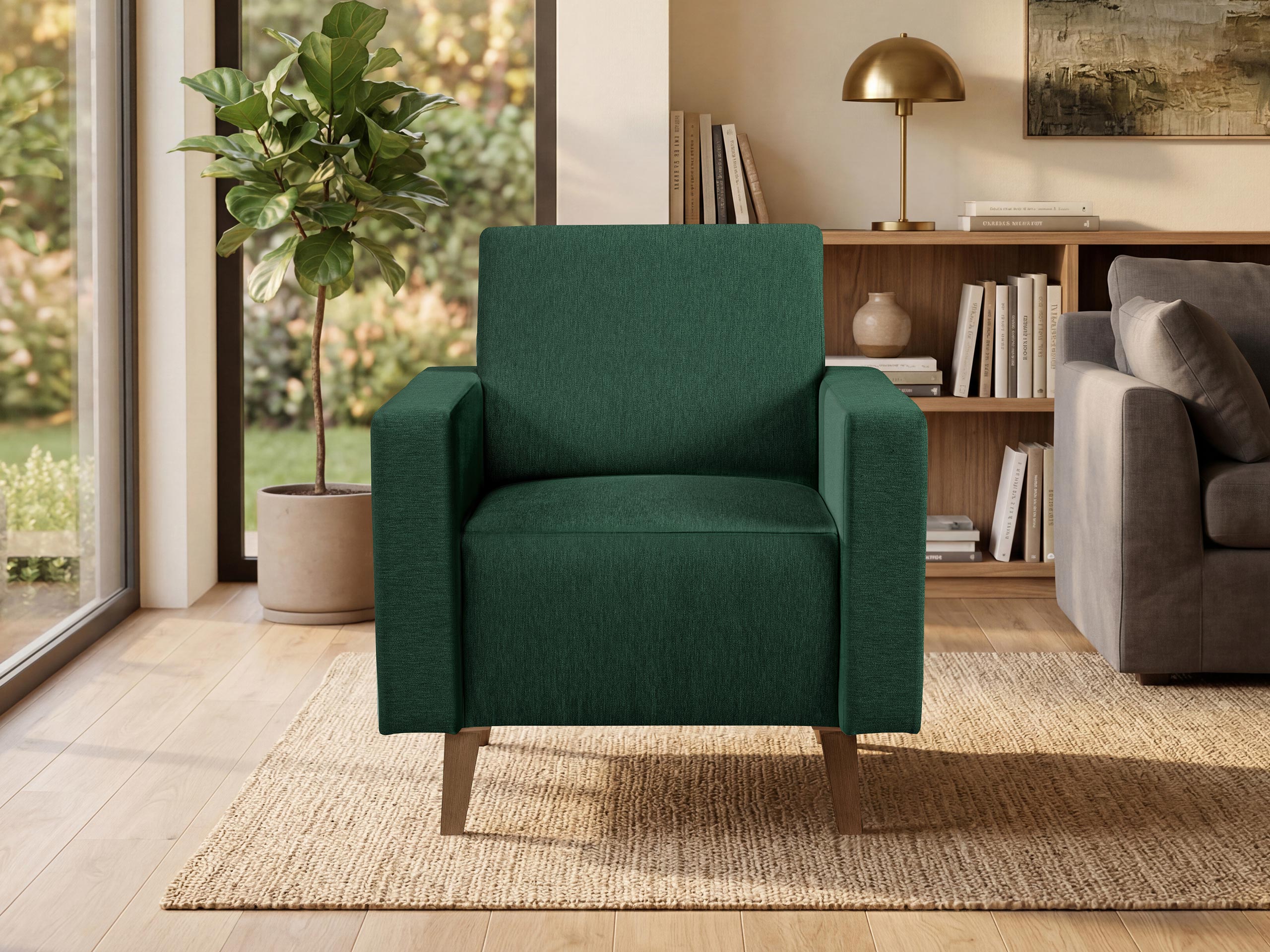 Poltrona Delbene 131 (Verita 75 + Rovere scuro sanremo)