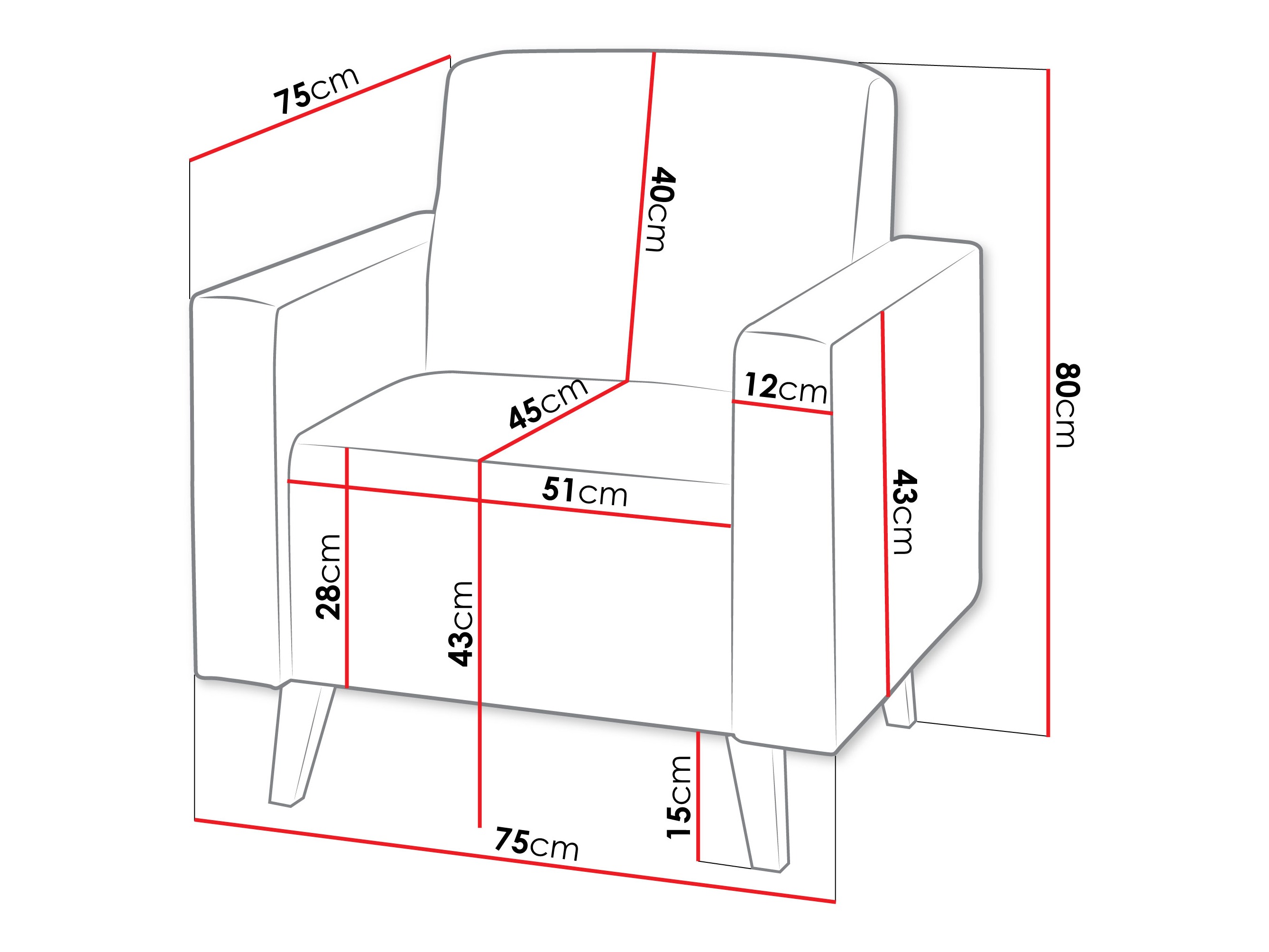 Poltrona Delbene 131 (Verita 98 + Rovere scuro sanremo)