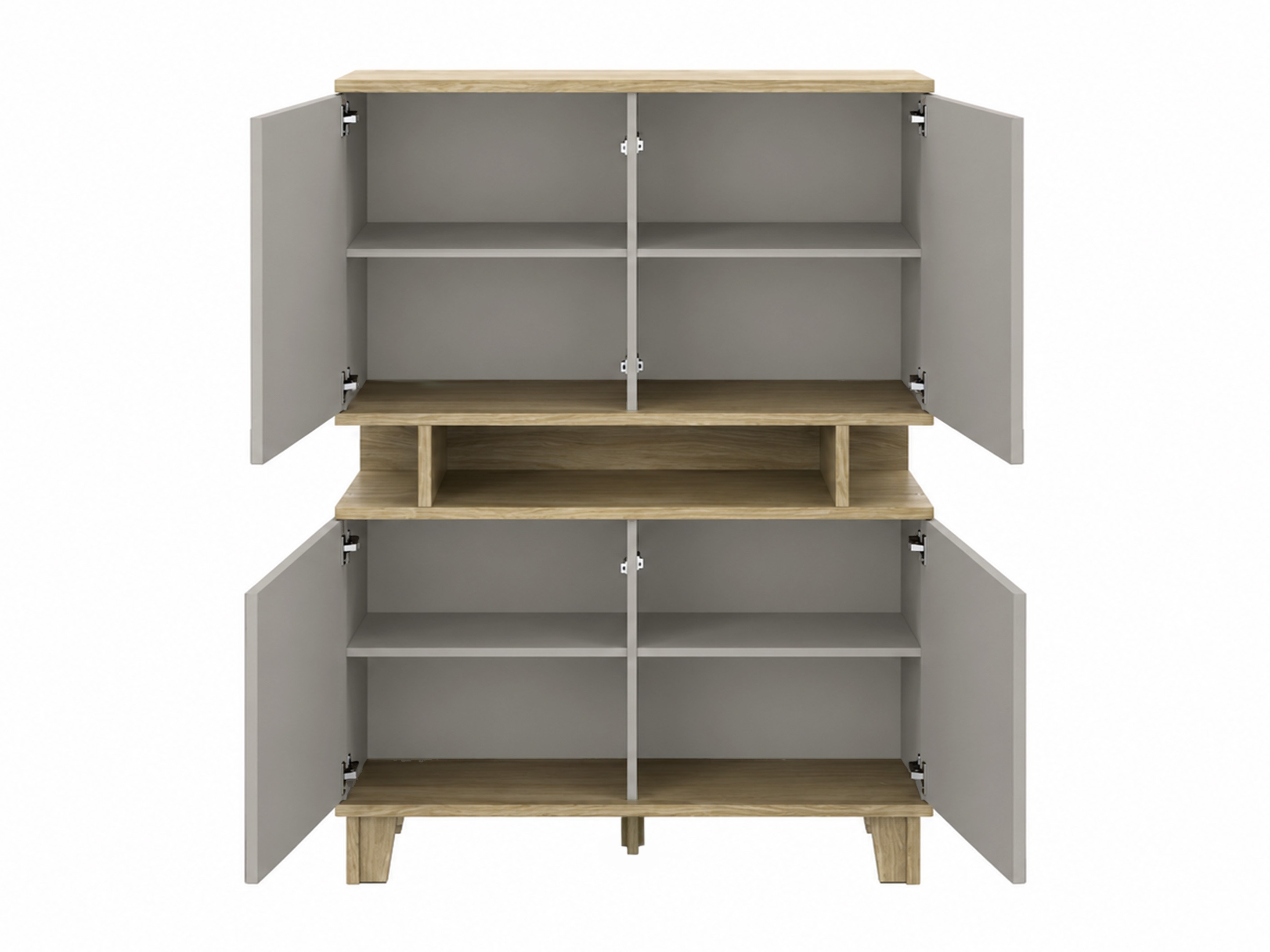 Scaffale Evarveru 106 (Grigio)
