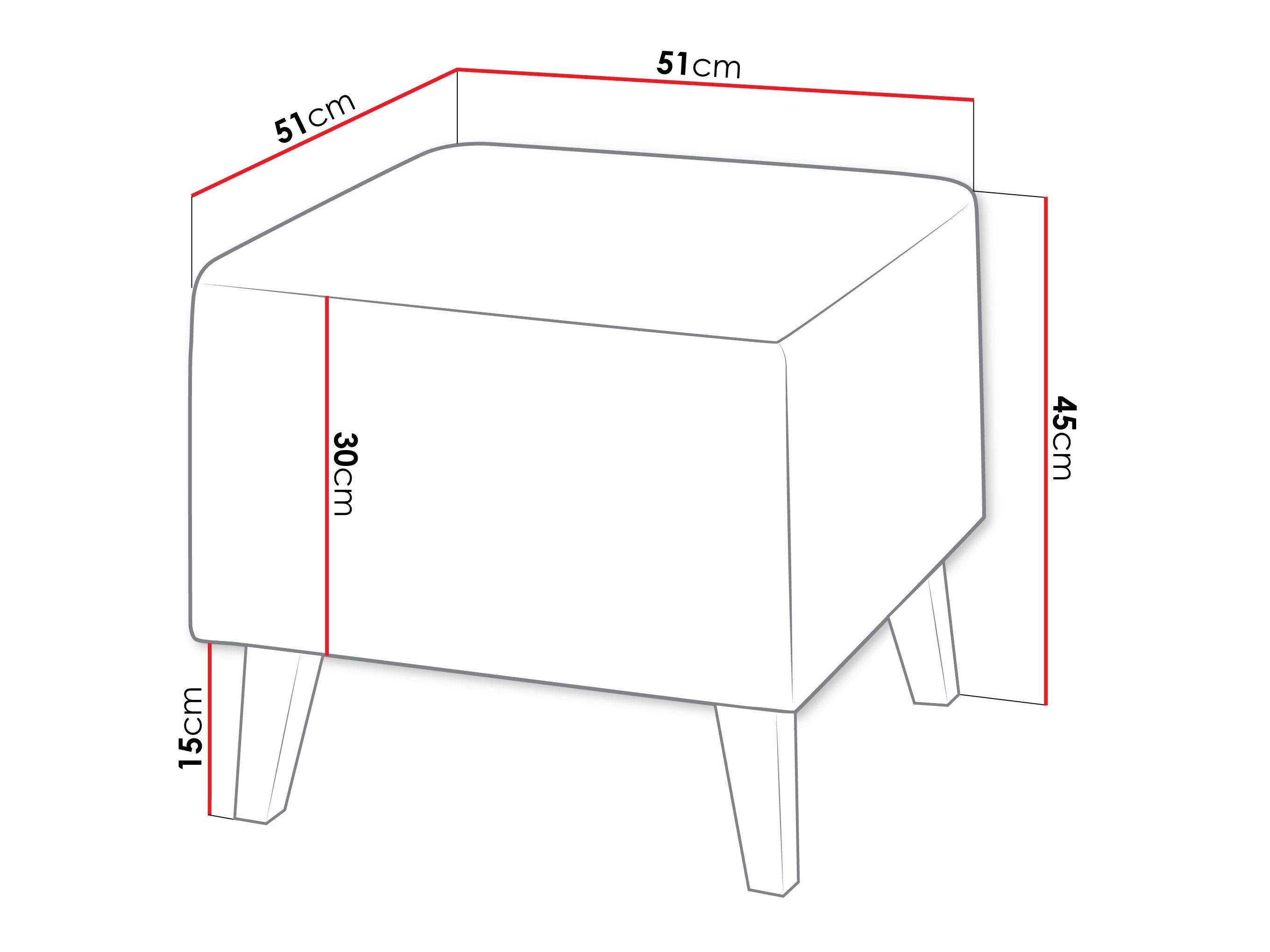 Pouf Delbene 132 (Verita 75 + Rovere scuro sanremo)
