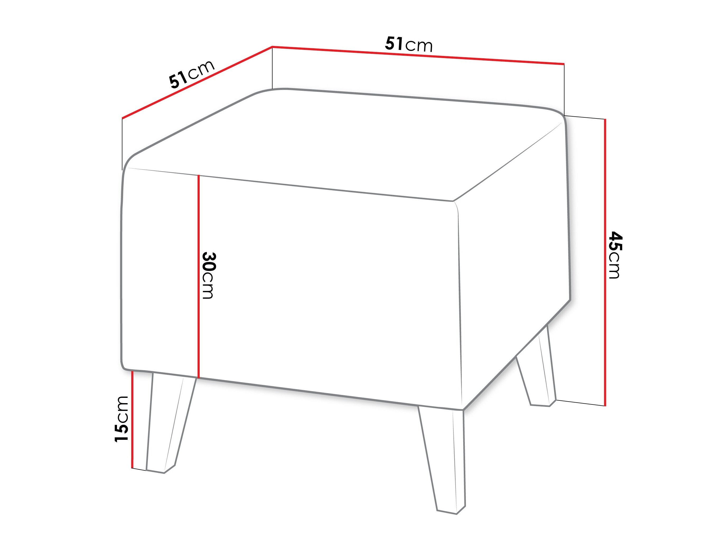 Pouf Delbene 132 (Verita 88 + Rovere scuro sanremo)