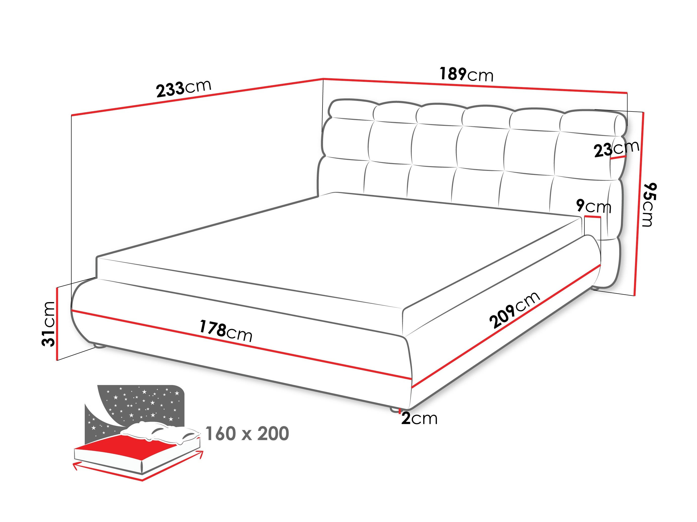 Letto Comfivo Terres