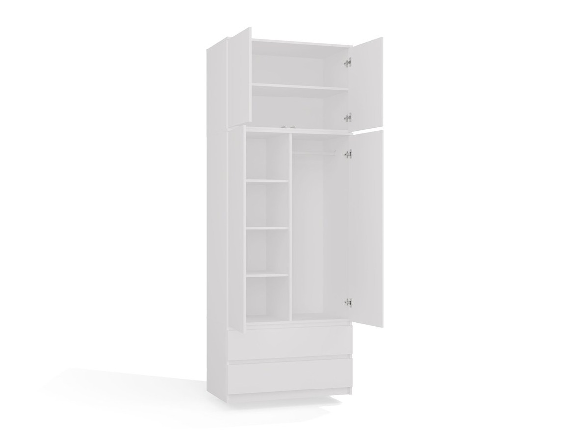 Armadio Elbvelu 135 (Bianco)
